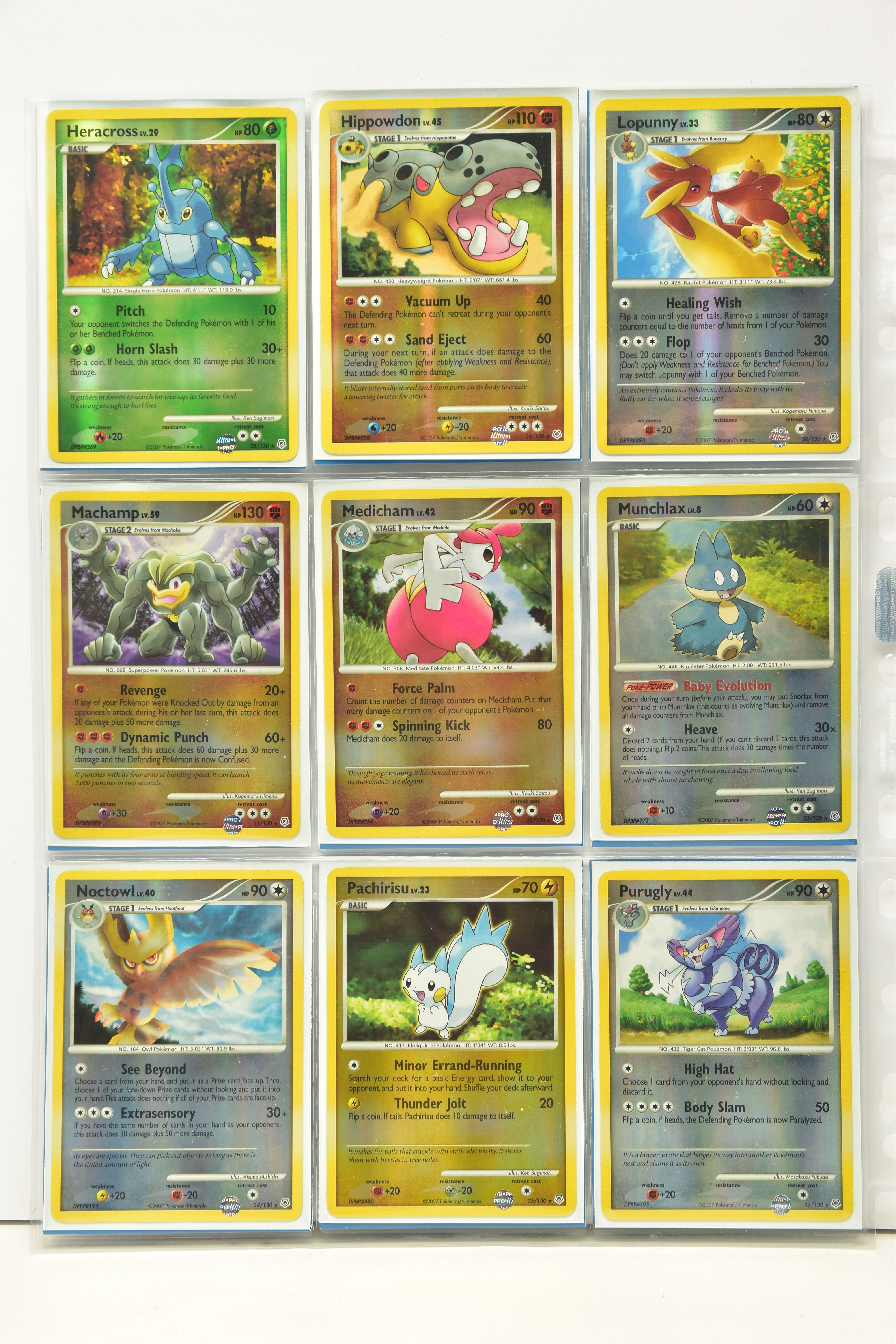 COMPLETE POKEMON DIAMOND & PEARL REVERSE HOLO BASE SET, all cards are present (cards 120-130 don’t - Image 4 of 14