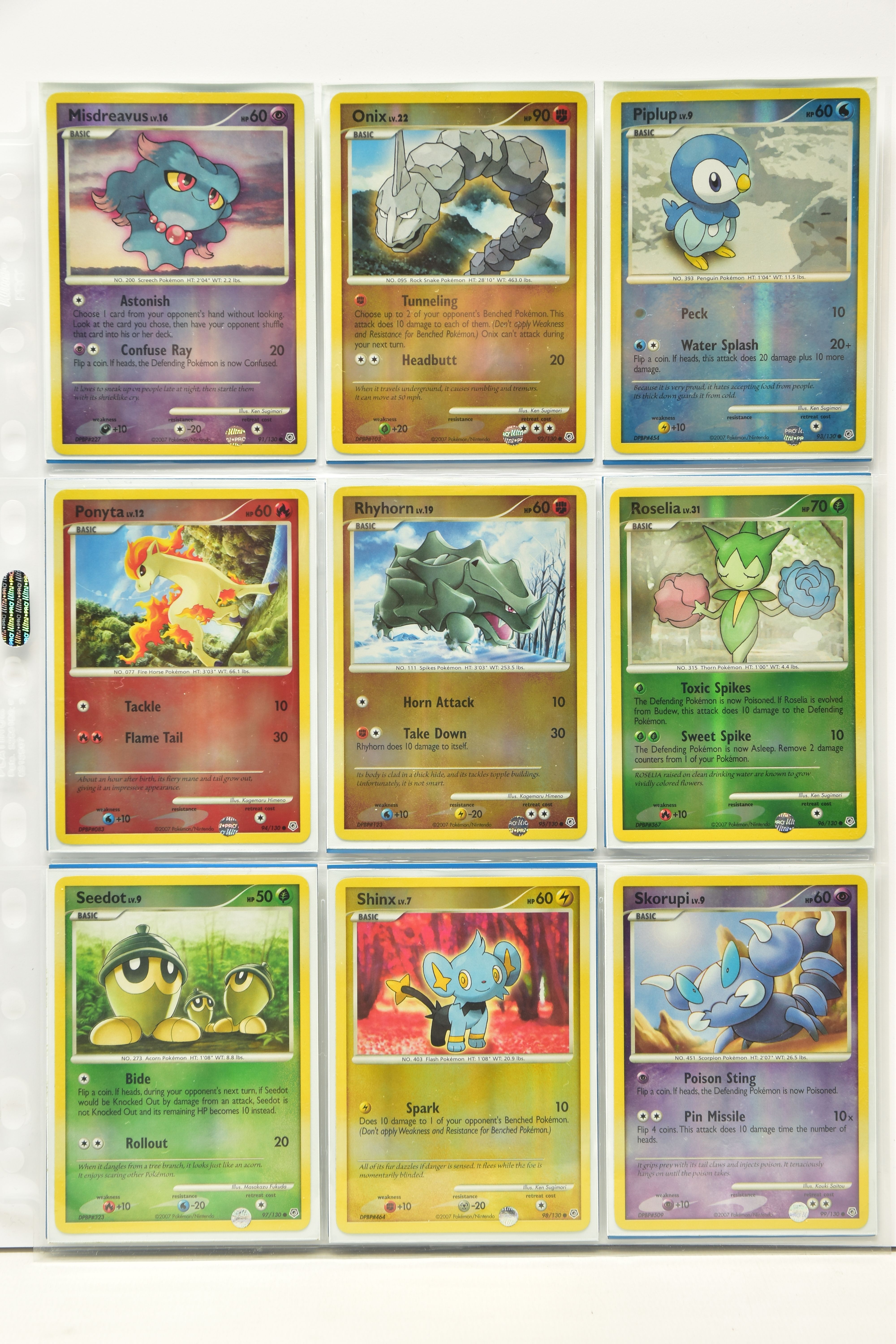 COMPLETE POKEMON DIAMOND & PEARL REVERSE HOLO BASE SET, all cards are present (cards 120-130 don’t - Image 11 of 14