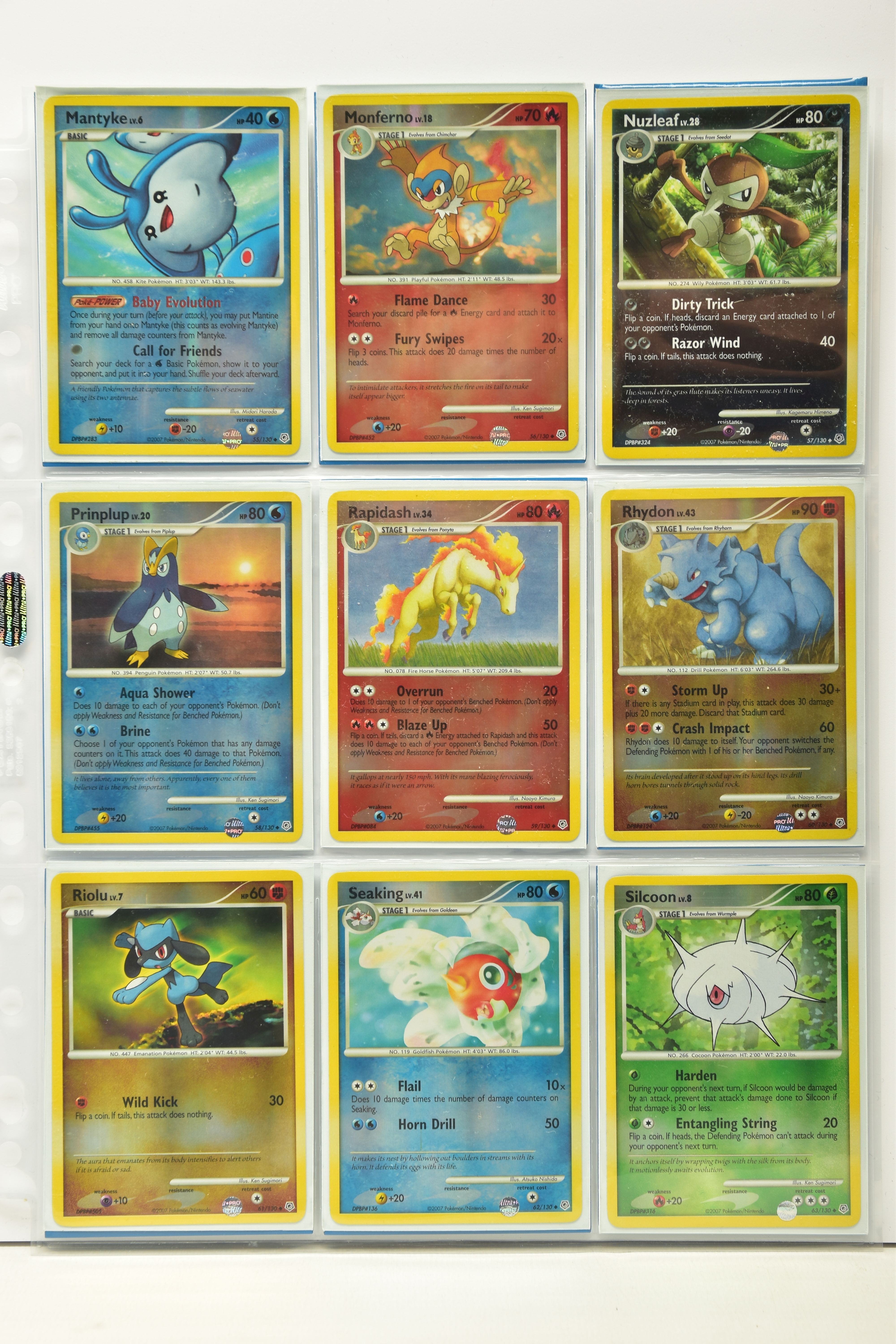 COMPLETE POKEMON DIAMOND & PEARL REVERSE HOLO BASE SET, all cards are present (cards 120-130 don’t - Image 7 of 14