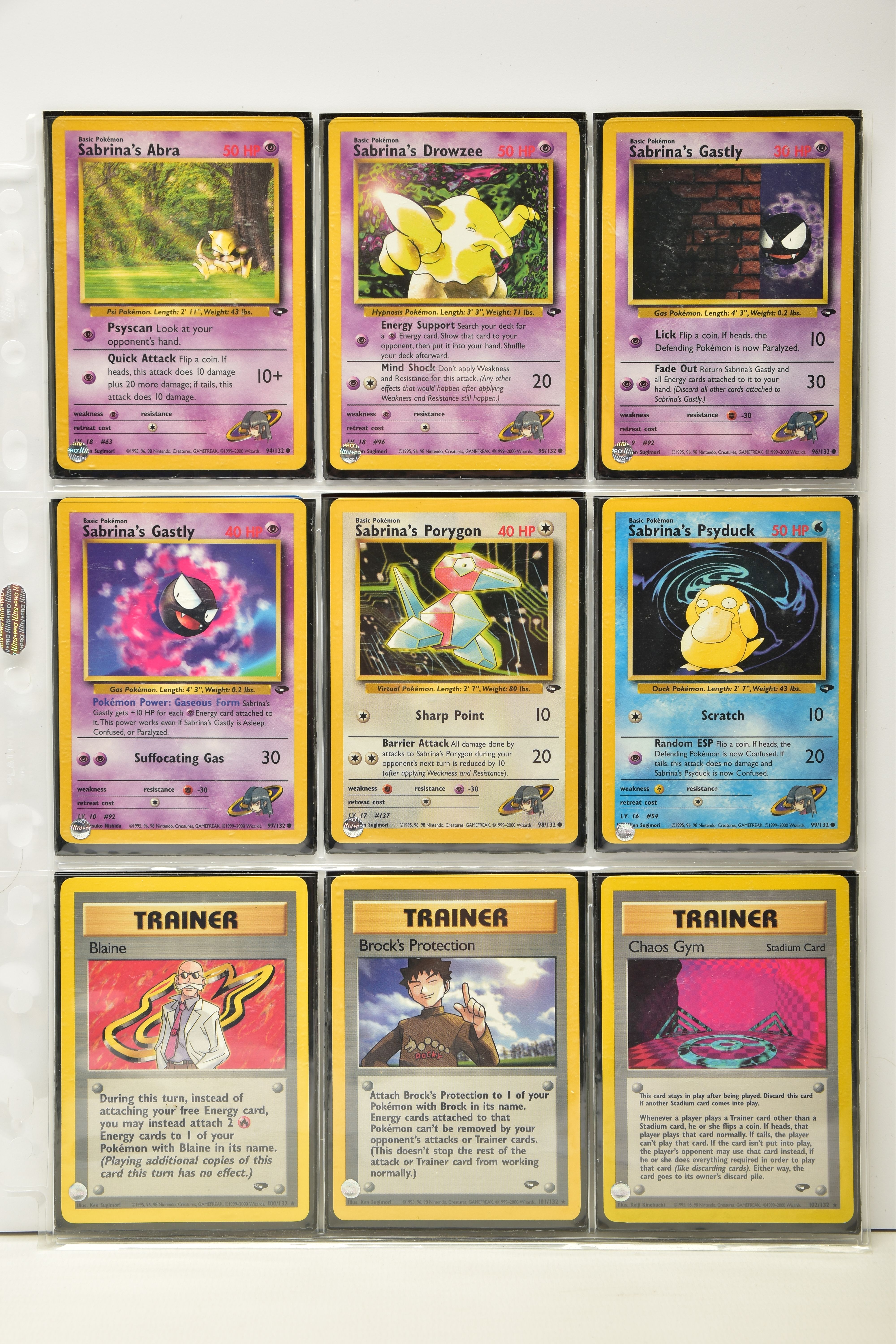 COMPLETE POKEMON GYM CHALLENGE SET, all cards are present, genuine and are all in near mint to - Image 12 of 16