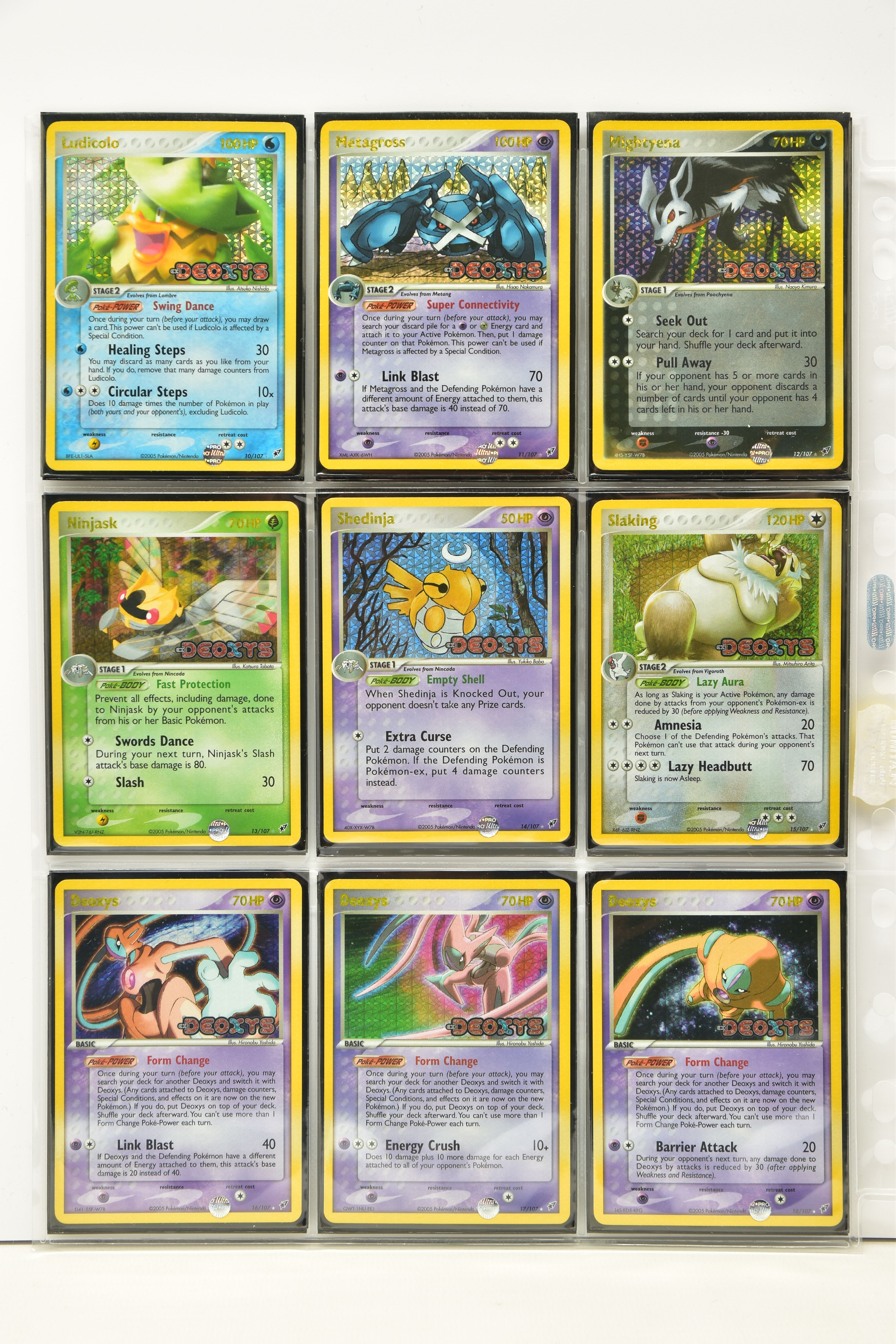 COMPLETE POKEMON EX DEOXYS REVERSE HOLO SET, all cards present (cards 96-108 don't have reverse holo - Image 2 of 11