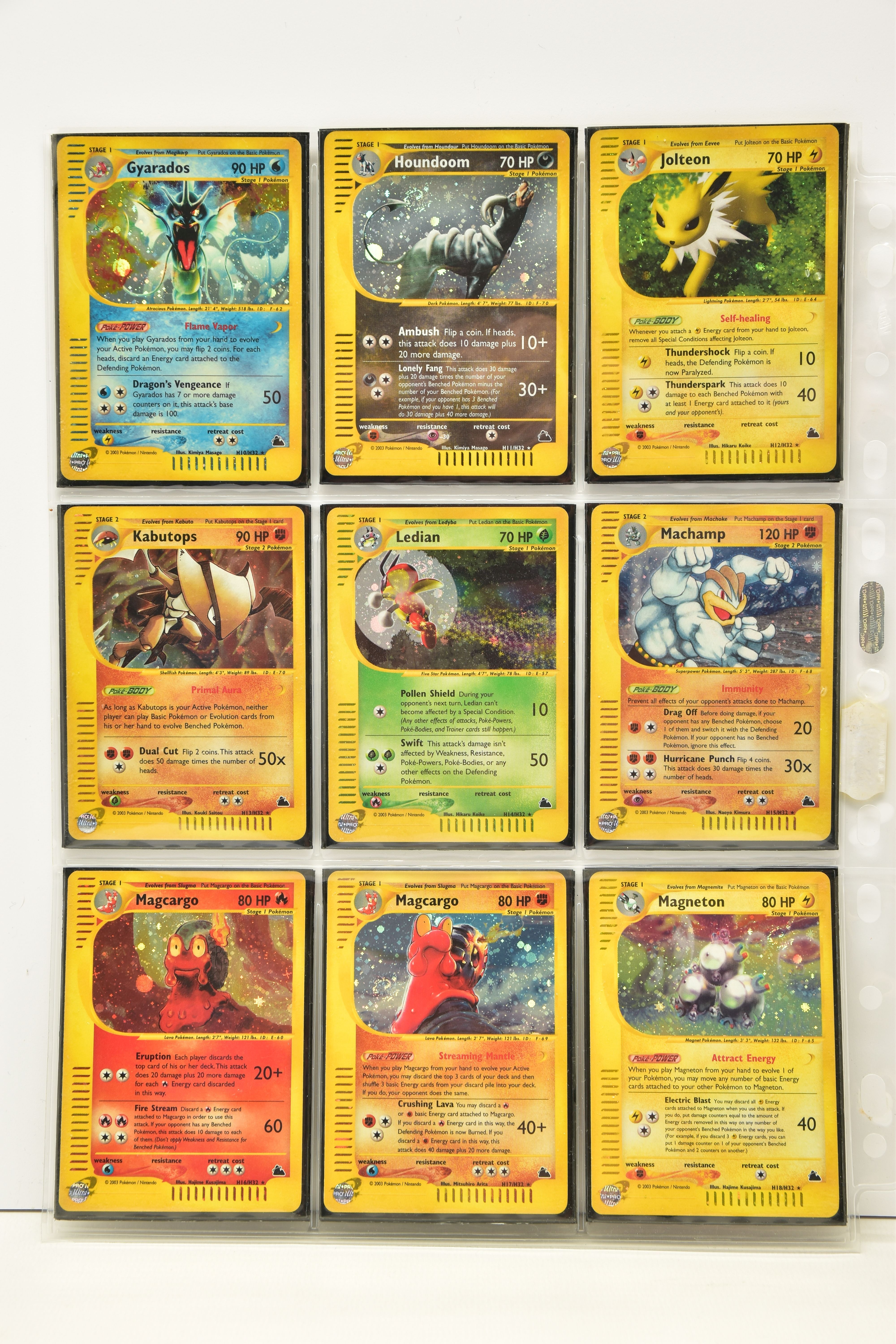 COMPLETE POKEMON SKYRIDGE SET, all cards are present (including all holo cards, Celebi 145/144, - Image 2 of 21