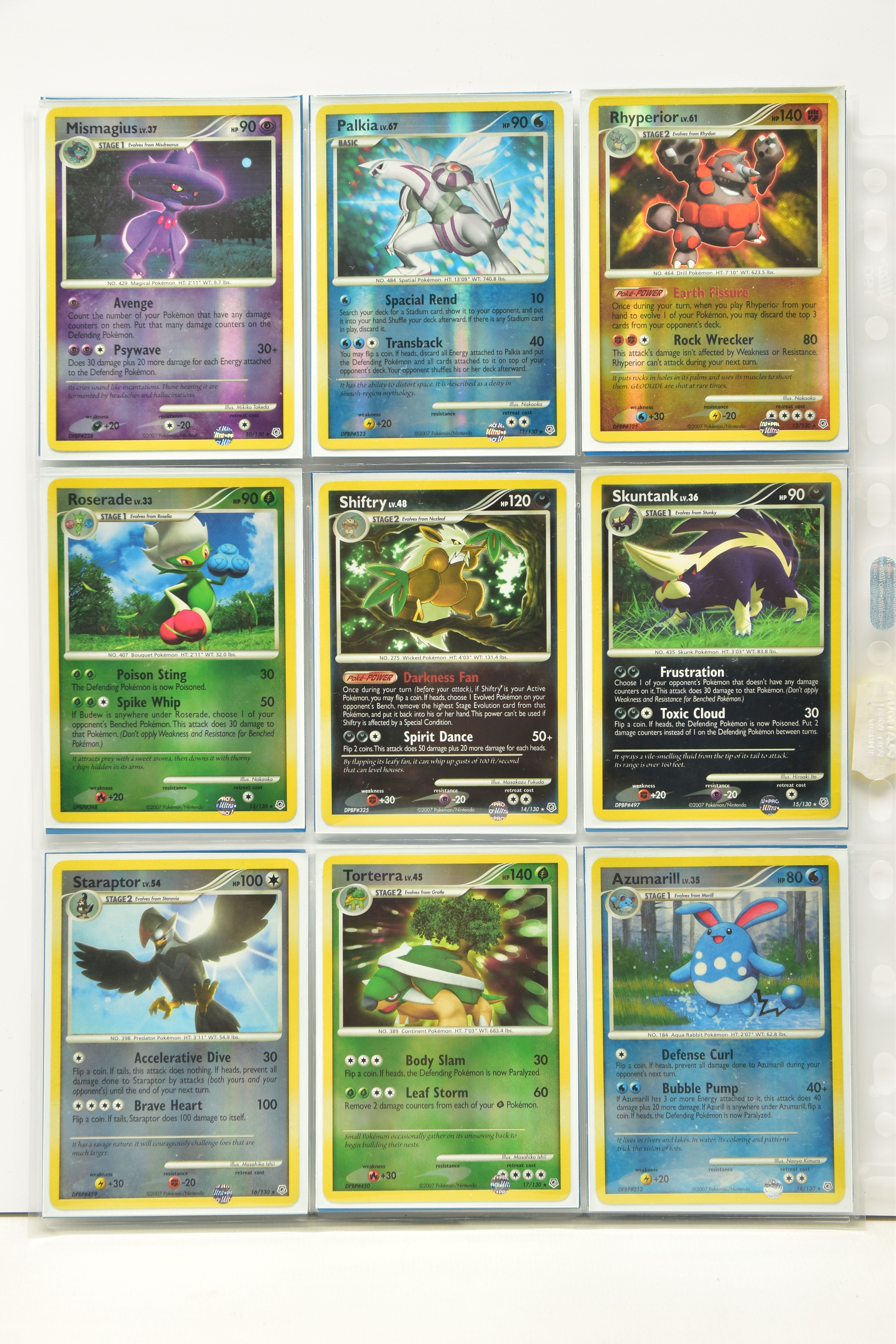 COMPLETE POKEMON DIAMOND & PEARL REVERSE HOLO BASE SET, all cards are present (cards 120-130 don’t - Image 2 of 14