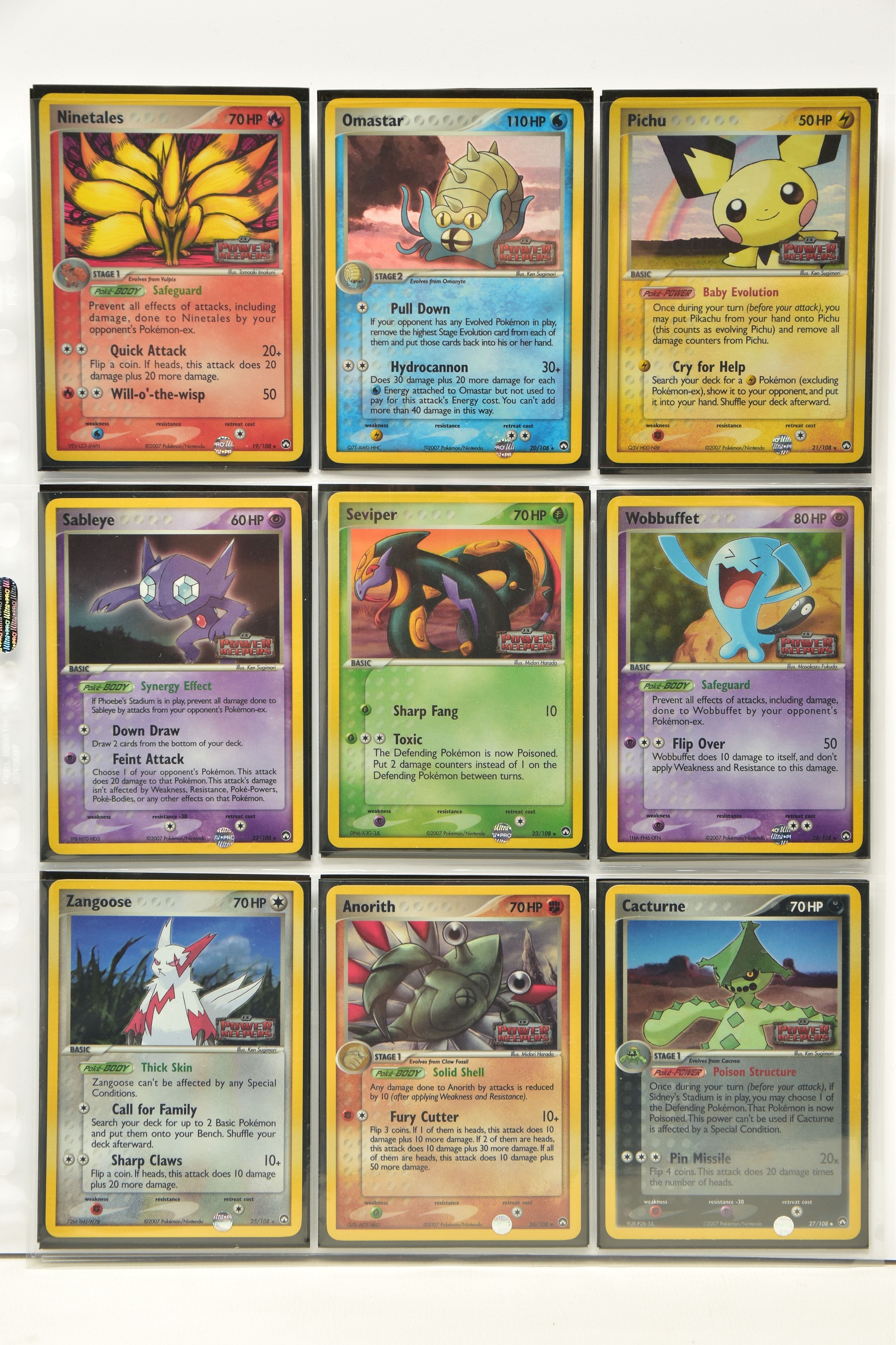 COMPLETE POKEMON EX POWER KEEPERS REVERSE HOLO SET, all cards are present (cards 92-102 don’t have - Image 3 of 11