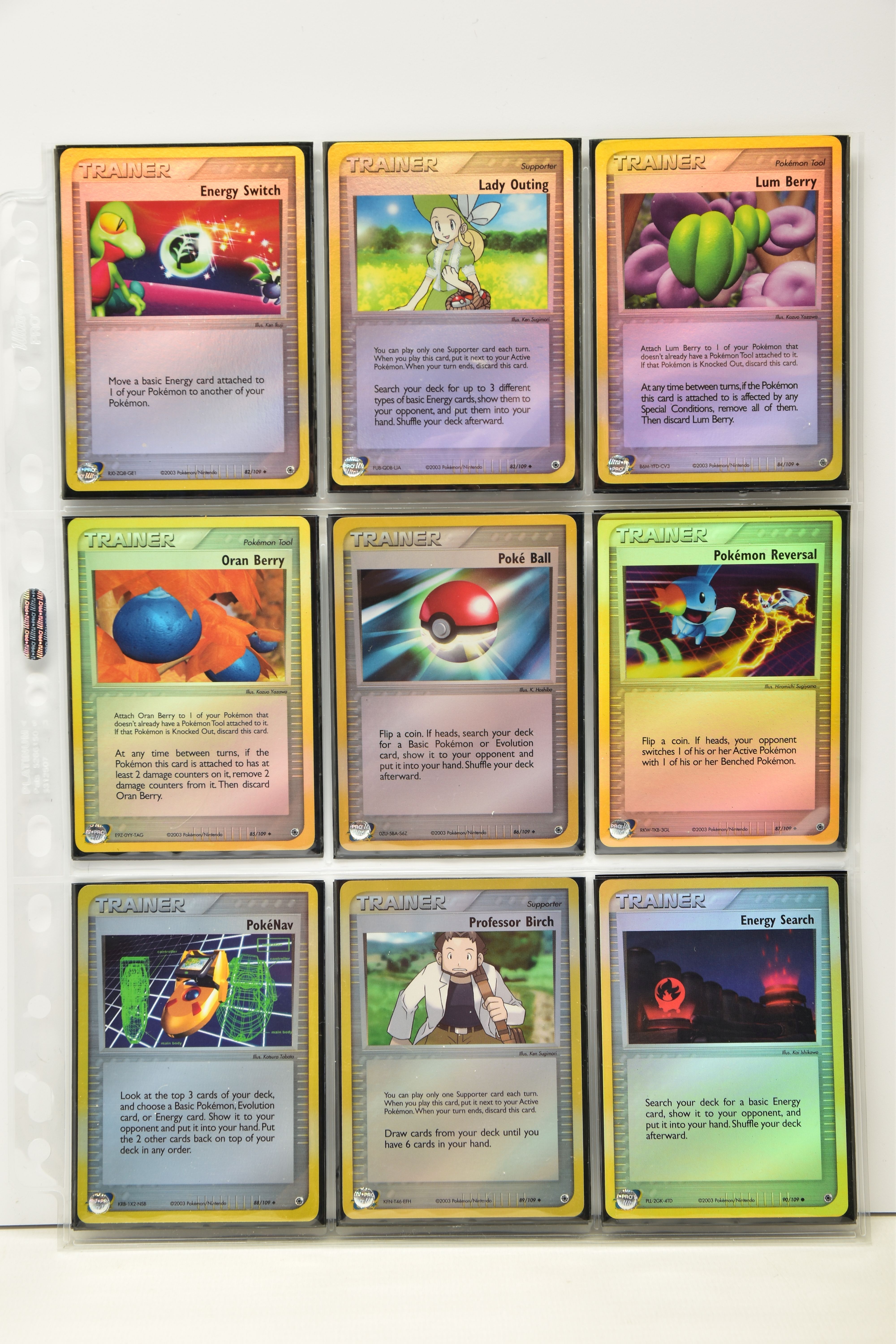 COMPLETE POKEMON EX RUBY & SAPPHIRE REVERSE HOLO SET, all cards are present (cards 96-103 don’t have - Image 10 of 12