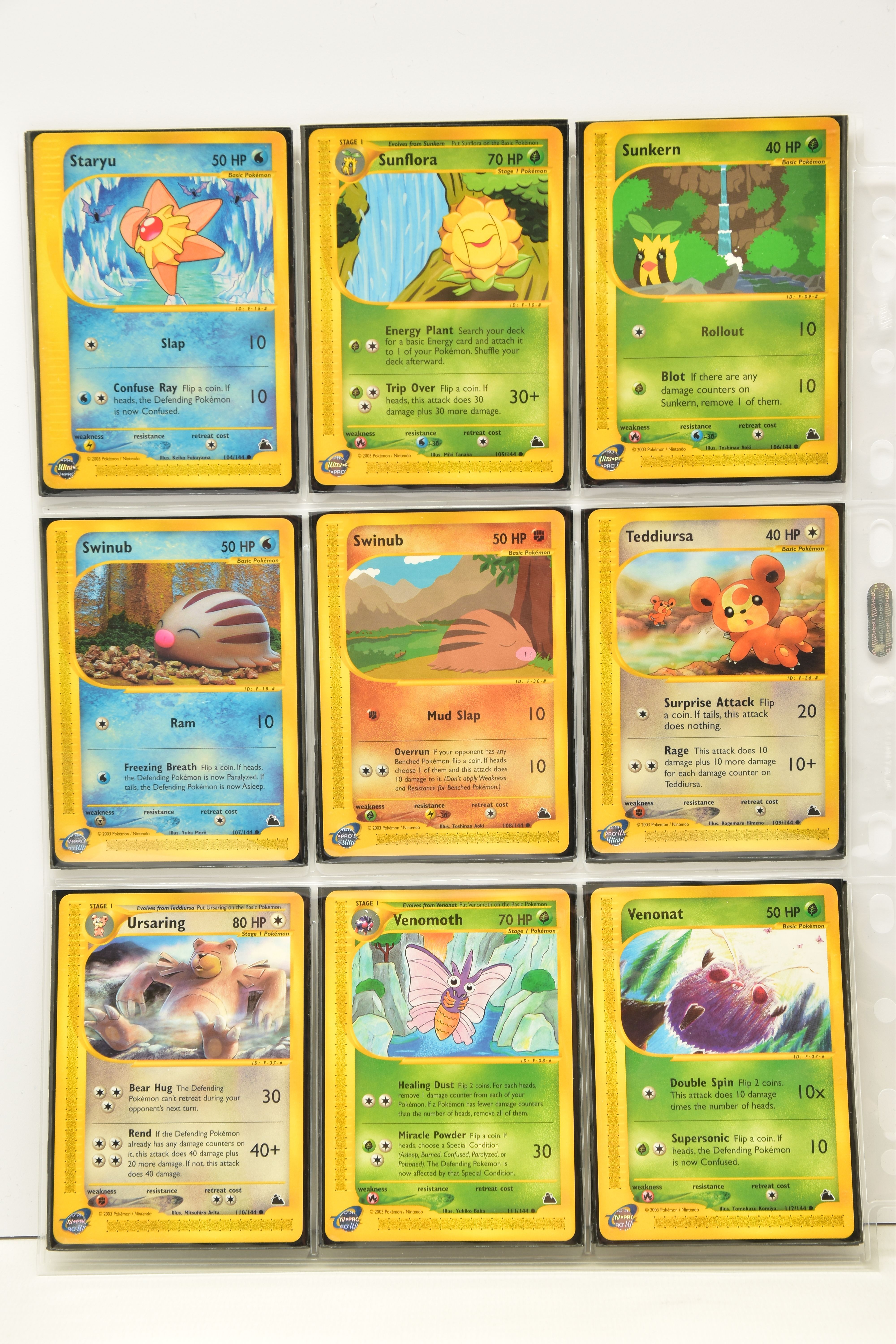 COMPLETE POKEMON SKYRIDGE SET, all cards are present (including all holo cards, Celebi 145/144, - Image 16 of 21