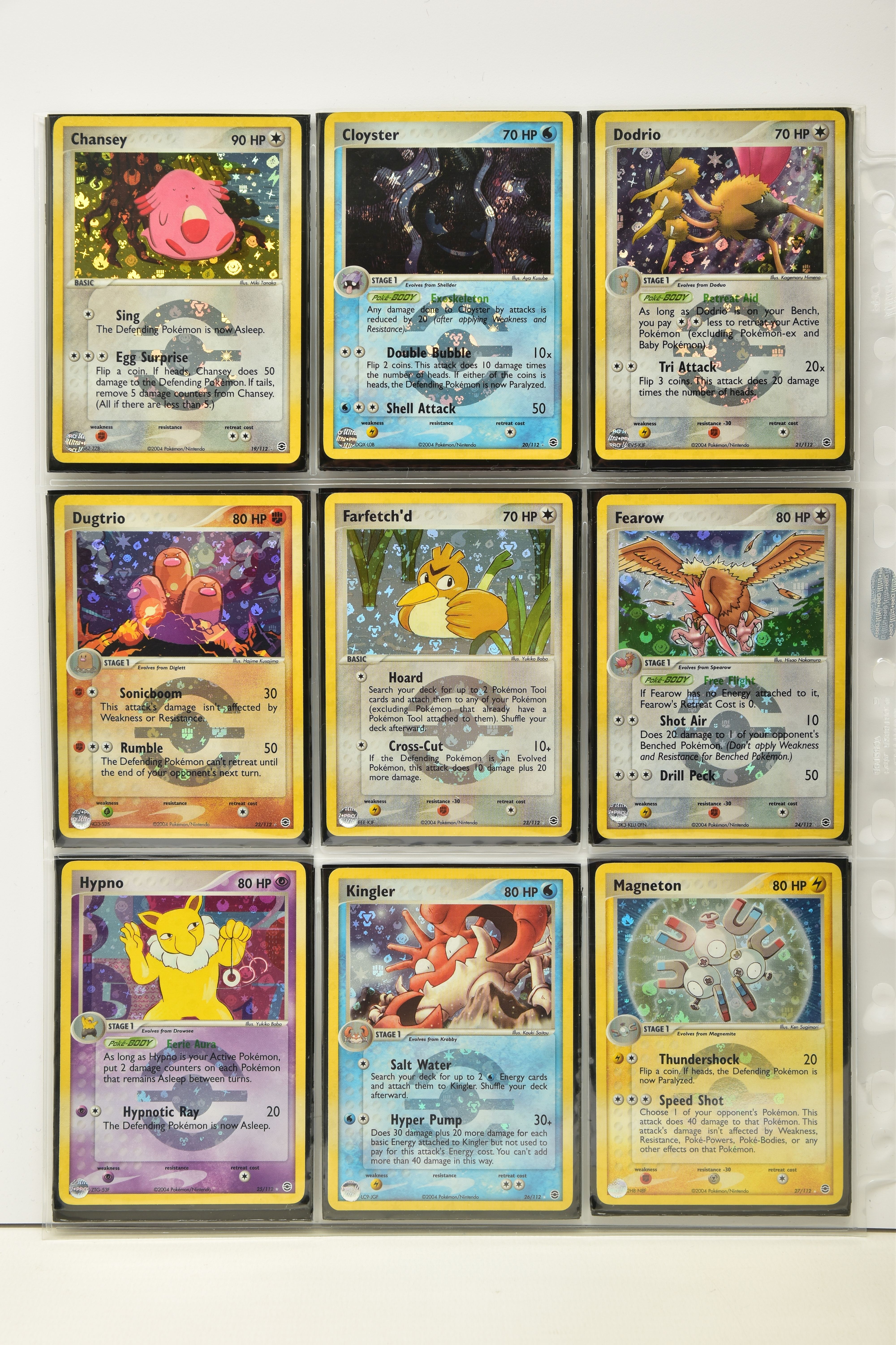 COMPLETE POKEMON EX FIRE RED & LEAF GREEN REVERSE HOLO SET, all cards are present (cards 104-116 - Image 3 of 12