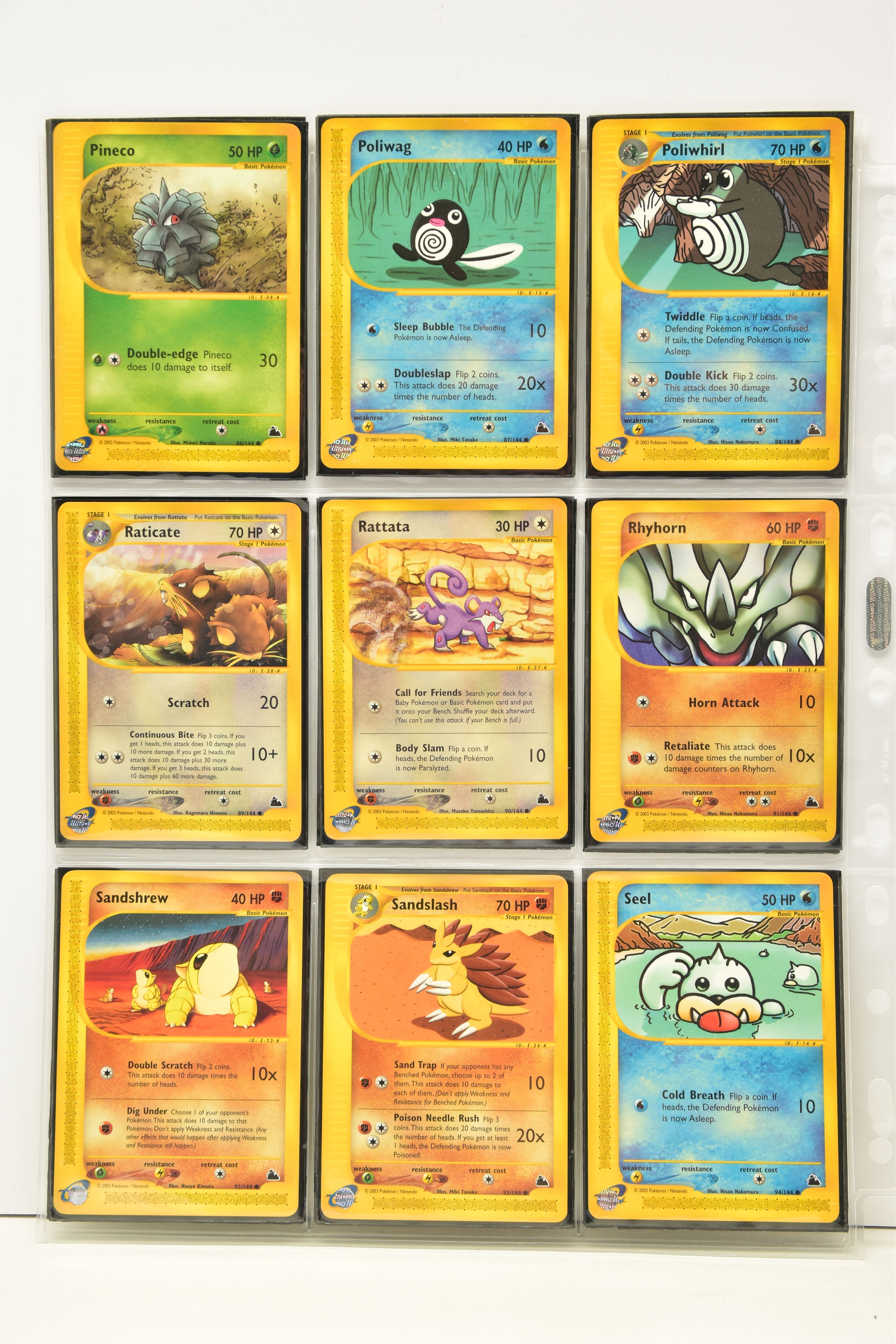 COMPLETE POKEMON SKYRIDGE SET, all cards are present (including all holo cards, Celebi 145/144, - Image 14 of 21