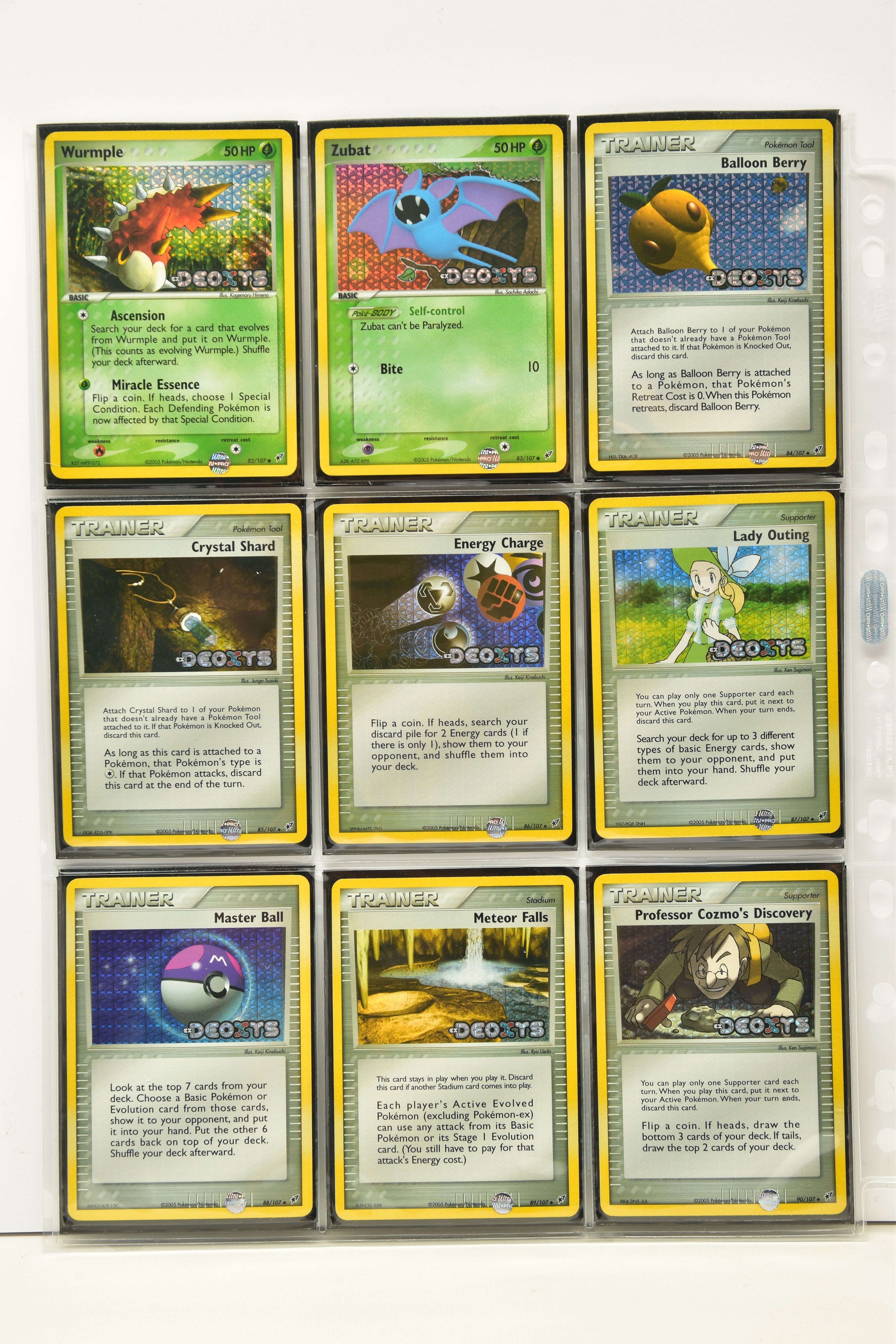 COMPLETE POKEMON EX DEOXYS REVERSE HOLO SET, all cards present (cards 96-108 don't have reverse holo - Image 10 of 11