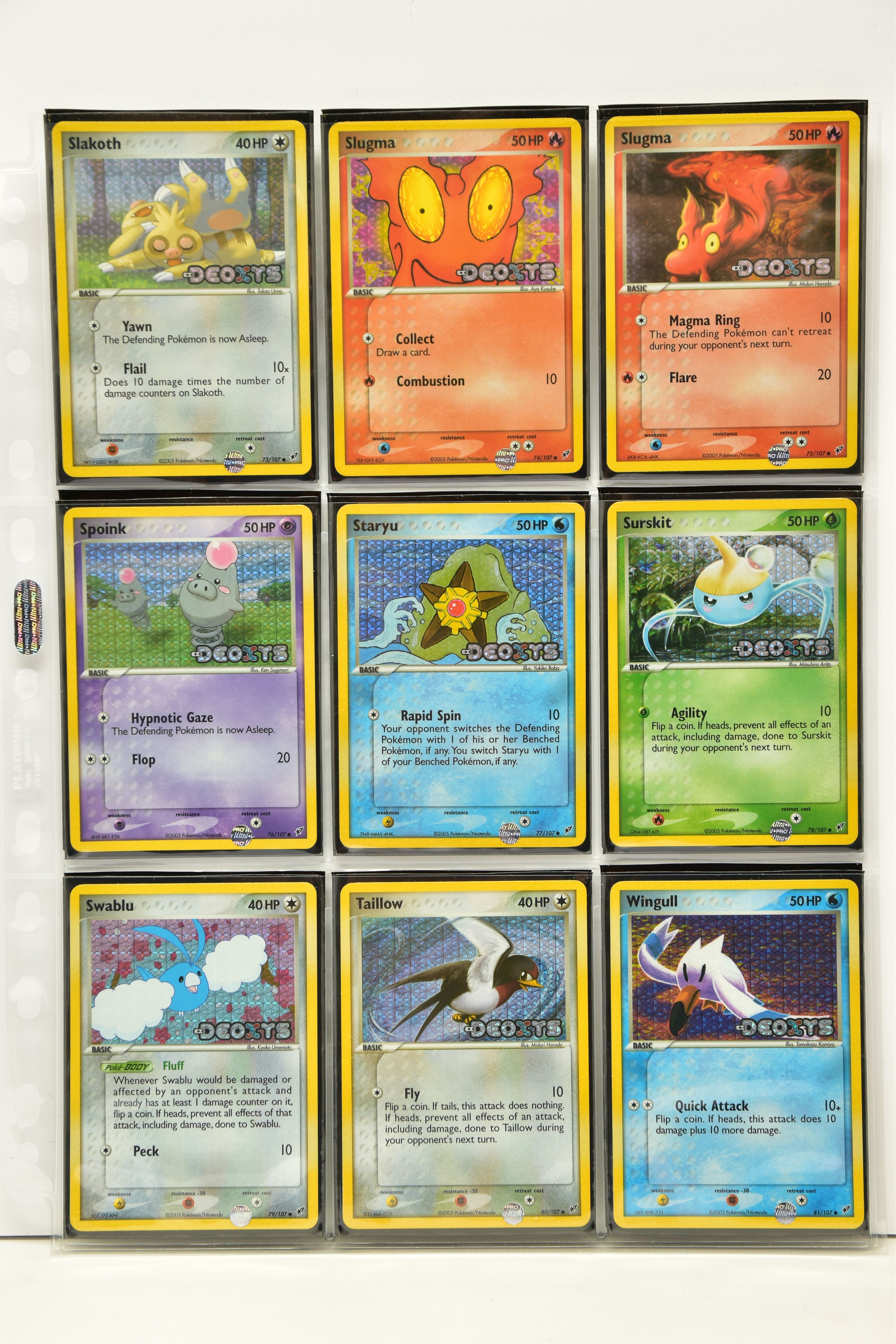 COMPLETE POKEMON EX DEOXYS REVERSE HOLO SET, all cards present (cards 96-108 don't have reverse holo - Image 9 of 11