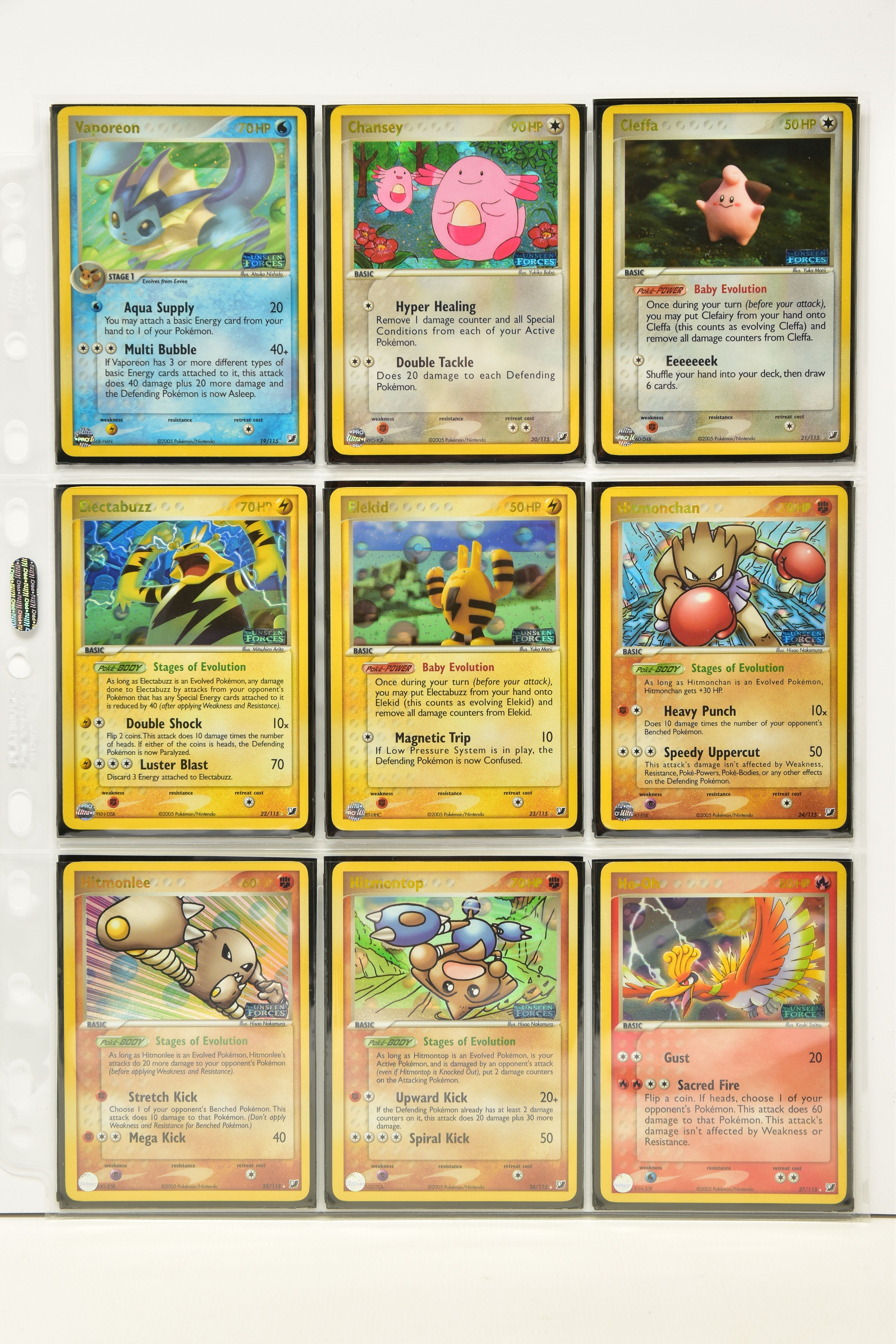 COMPLETE POKEMON EX UNSEEN FORCES REVERSE HOLO SET, all cards are present (cards 101-117 and Unown - Image 3 of 12