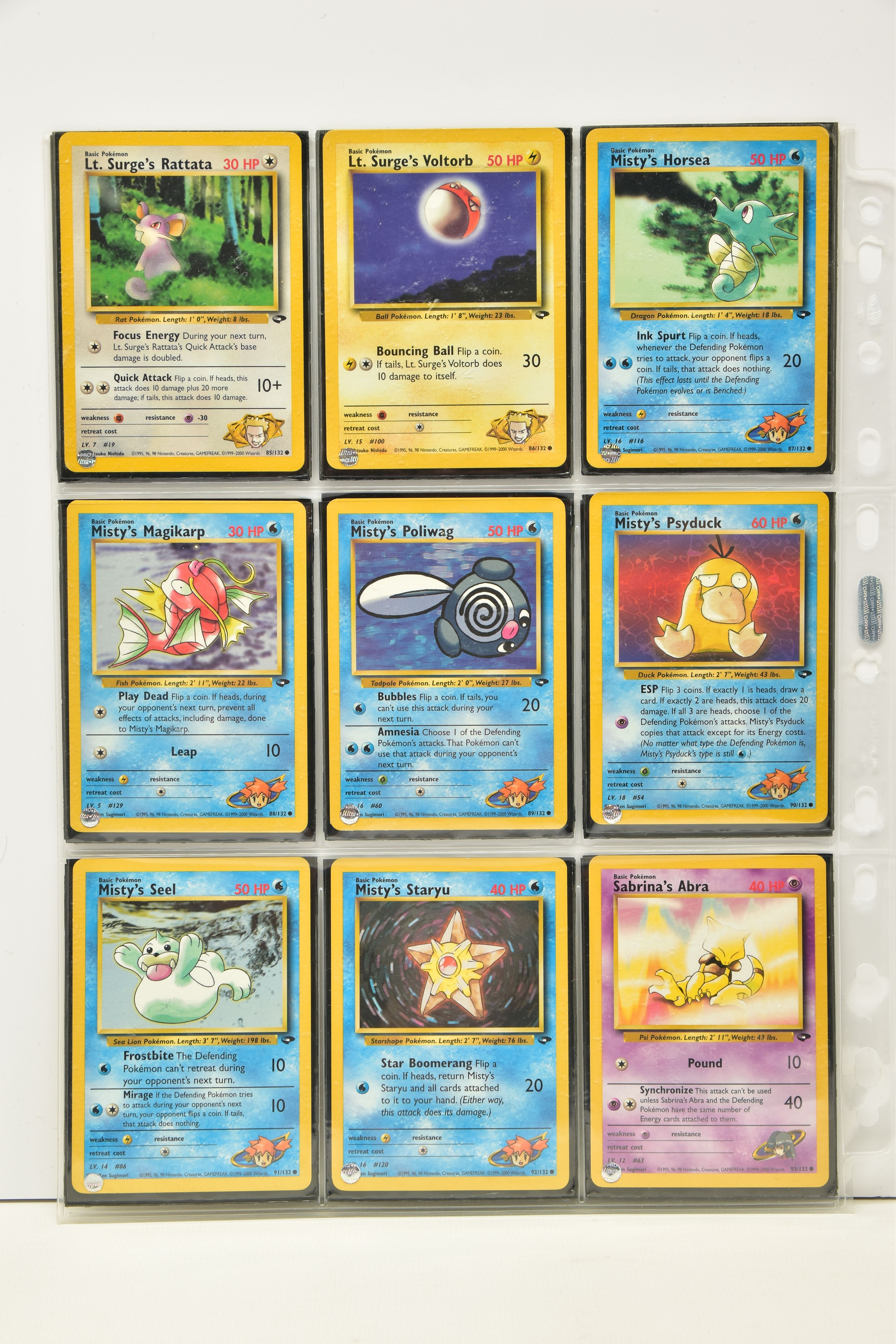 COMPLETE POKEMON GYM CHALLENGE SET, all cards are present, genuine and are all in near mint to - Image 11 of 16