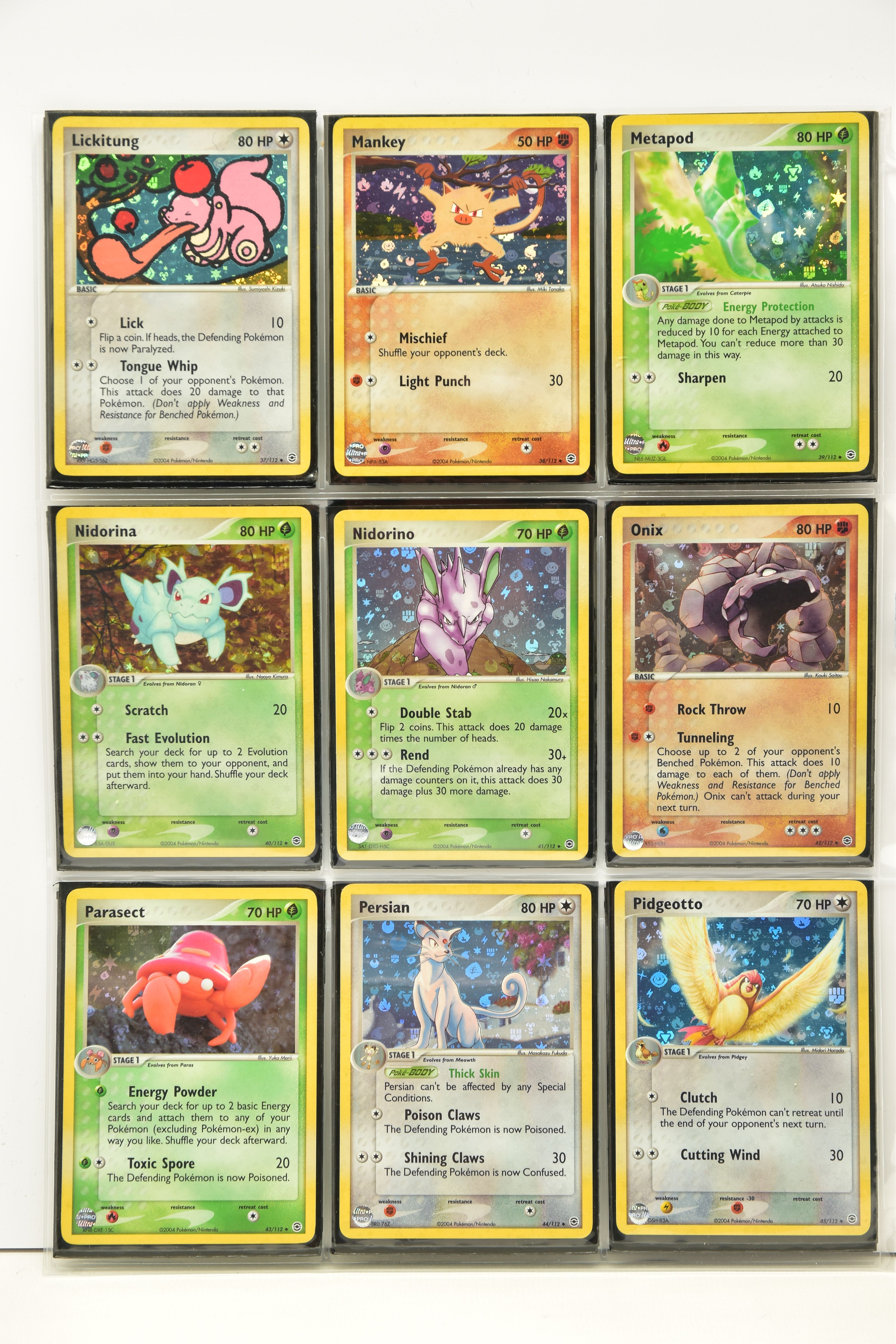 COMPLETE POKEMON EX FIRE RED & LEAF GREEN REVERSE HOLO SET, all cards are present (cards 104-116 - Image 5 of 12