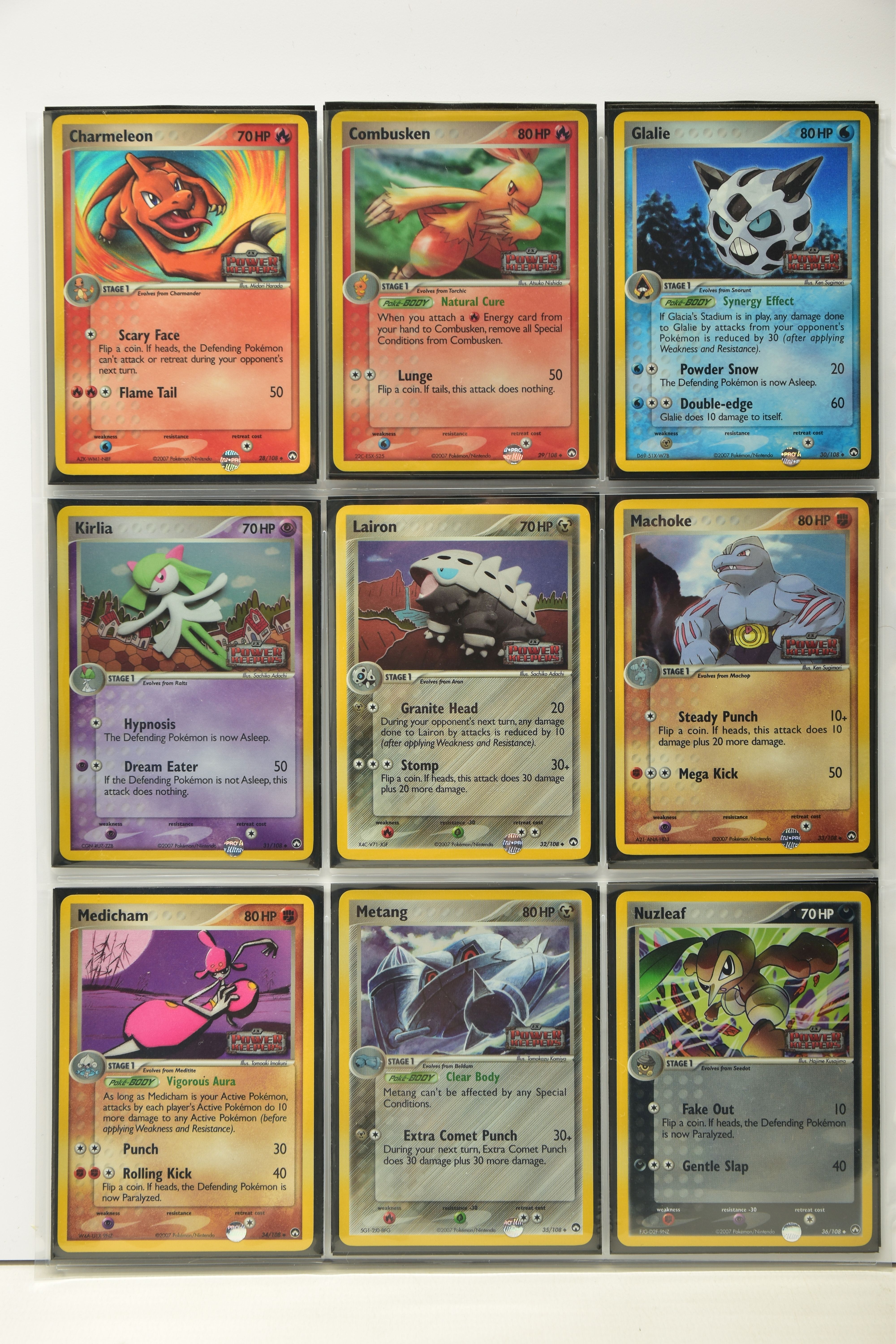 COMPLETE POKEMON EX POWER KEEPERS REVERSE HOLO SET, all cards are present (cards 92-102 don’t have - Image 4 of 11