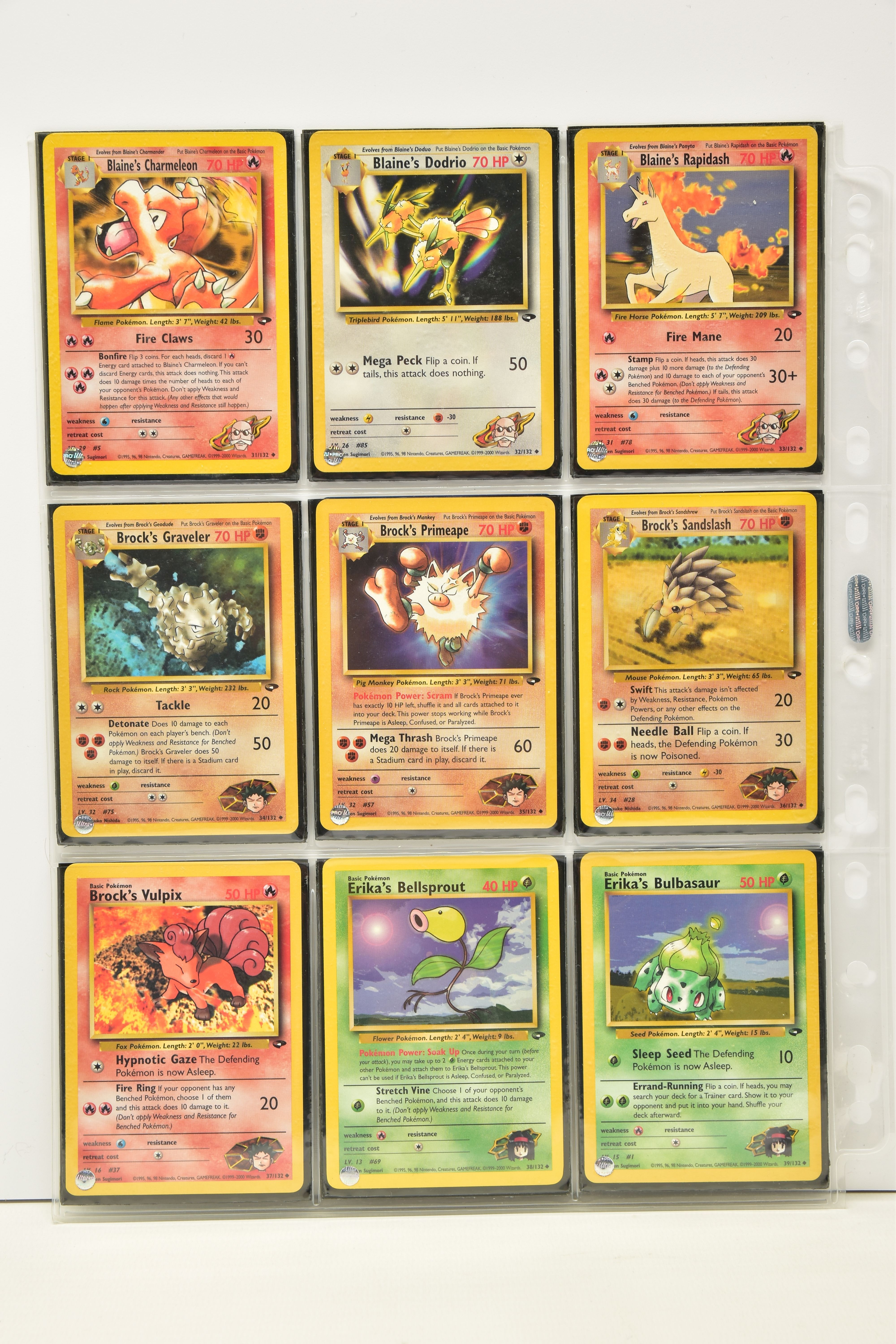COMPLETE POKEMON GYM CHALLENGE SET, all cards are present, genuine and are all in near mint to - Image 5 of 16