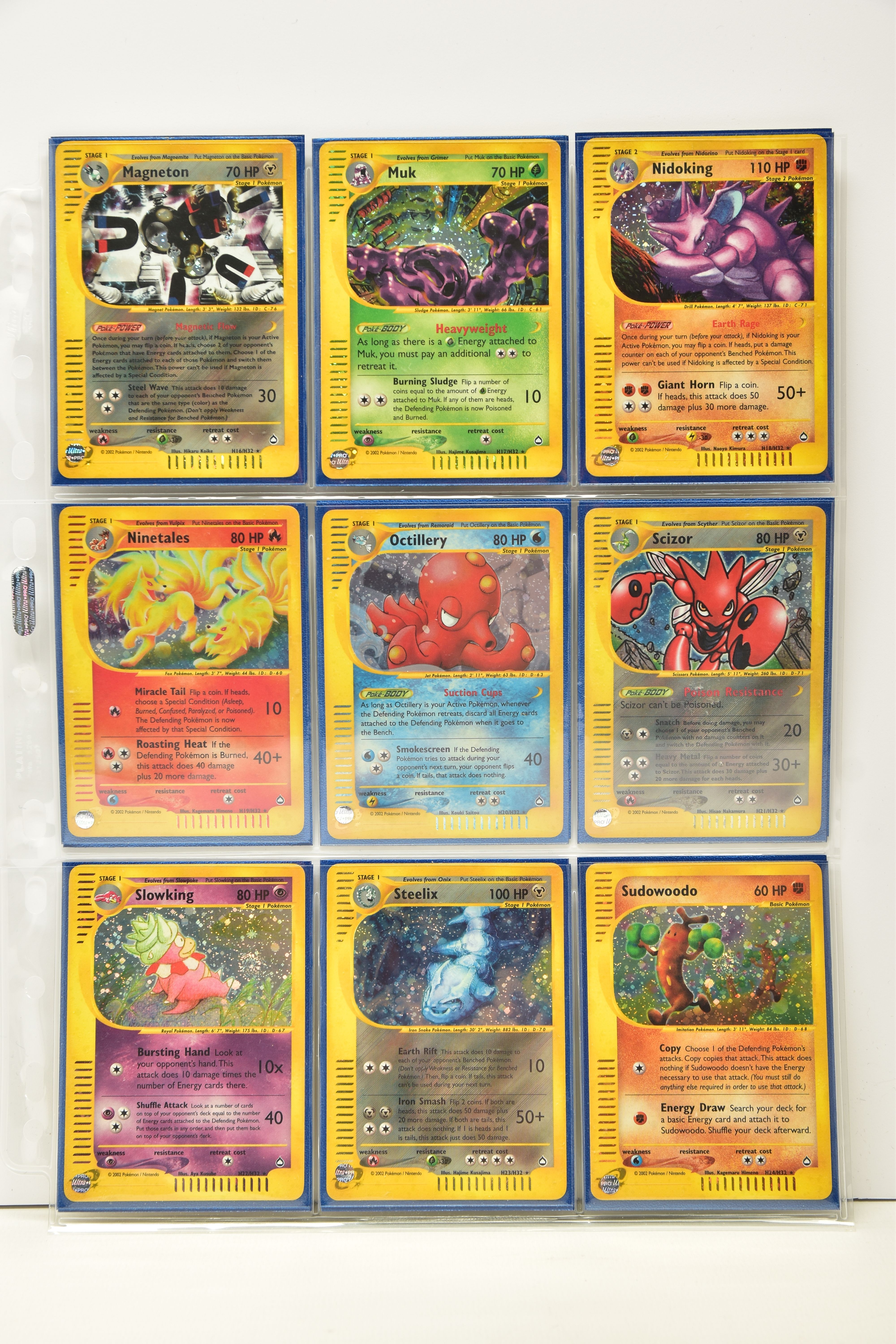 COMPLETE POKEMON AQUAPOLIS SET, all cards are present (including all holo cards, Kingdra 148/147, - Image 3 of 21