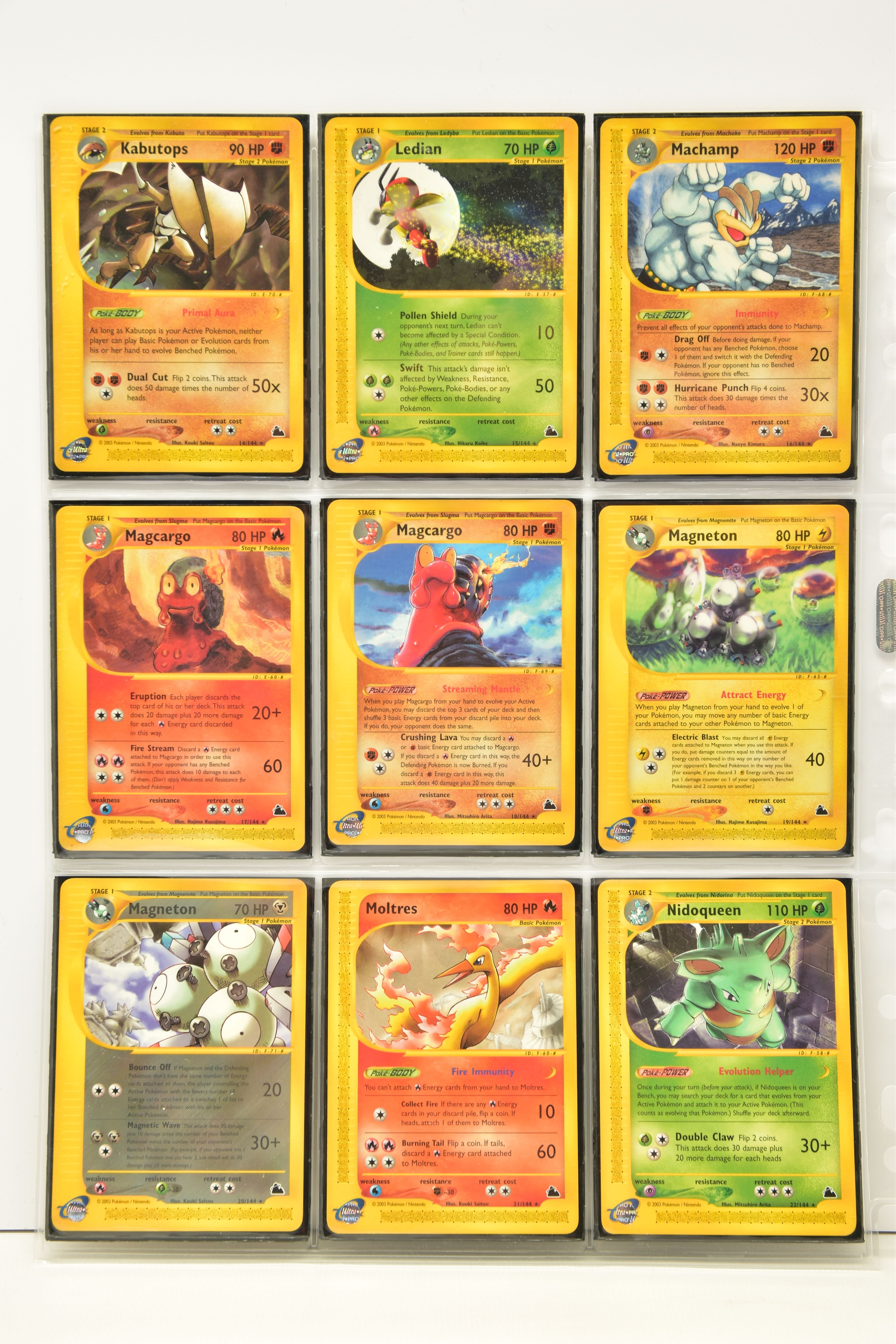 COMPLETE POKEMON SKYRIDGE SET, all cards are present (including all holo cards, Celebi 145/144, - Image 6 of 21