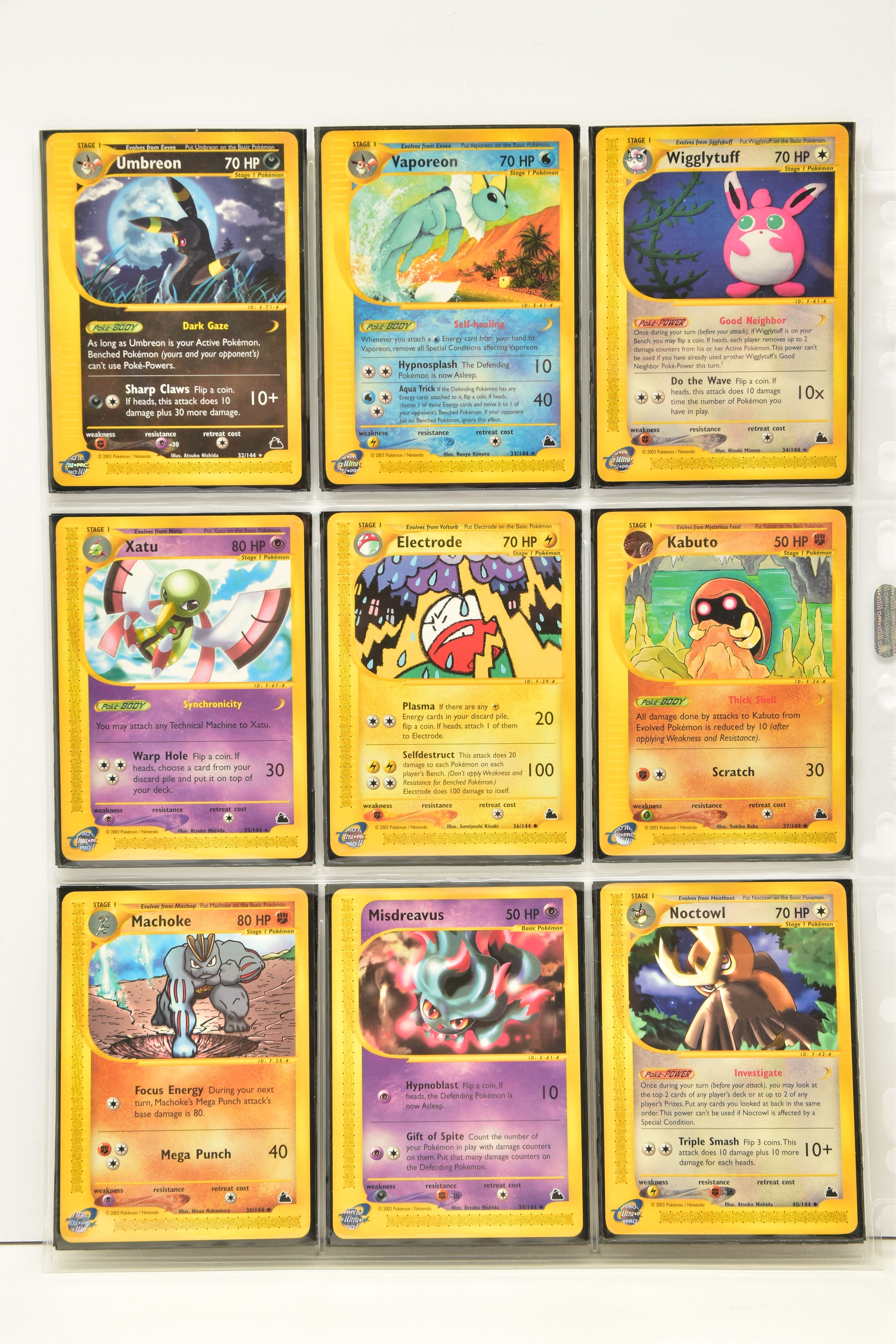 COMPLETE POKEMON SKYRIDGE SET, all cards are present (including all holo cards, Celebi 145/144, - Image 8 of 21