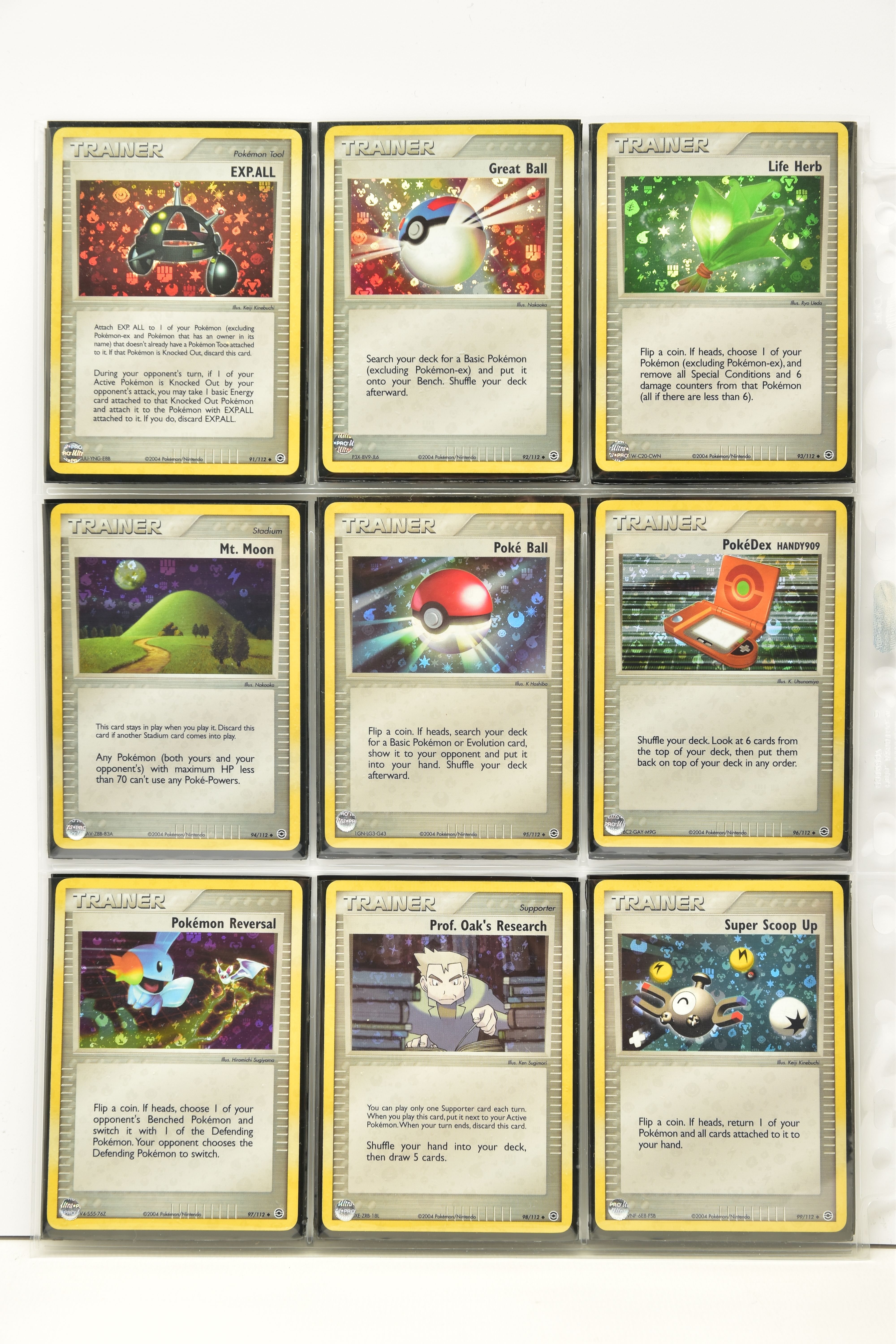 COMPLETE POKEMON EX FIRE RED & LEAF GREEN REVERSE HOLO SET, all cards are present (cards 104-116 - Image 11 of 12