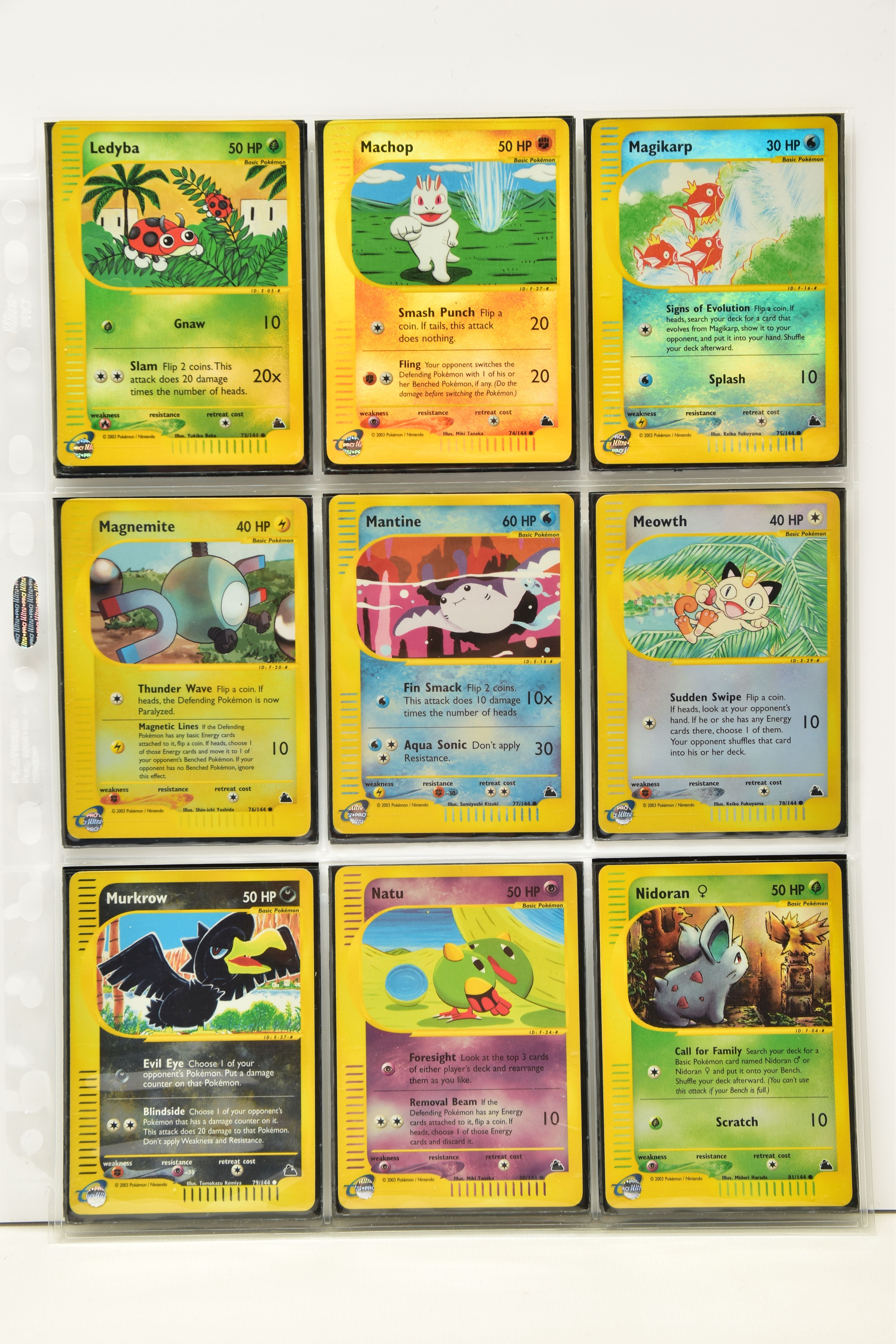 COMPLETE POKEMON SKYRIDGE REVERSE HOLO SET, all cards are present (including Celebi 145/144, - Image 9 of 17