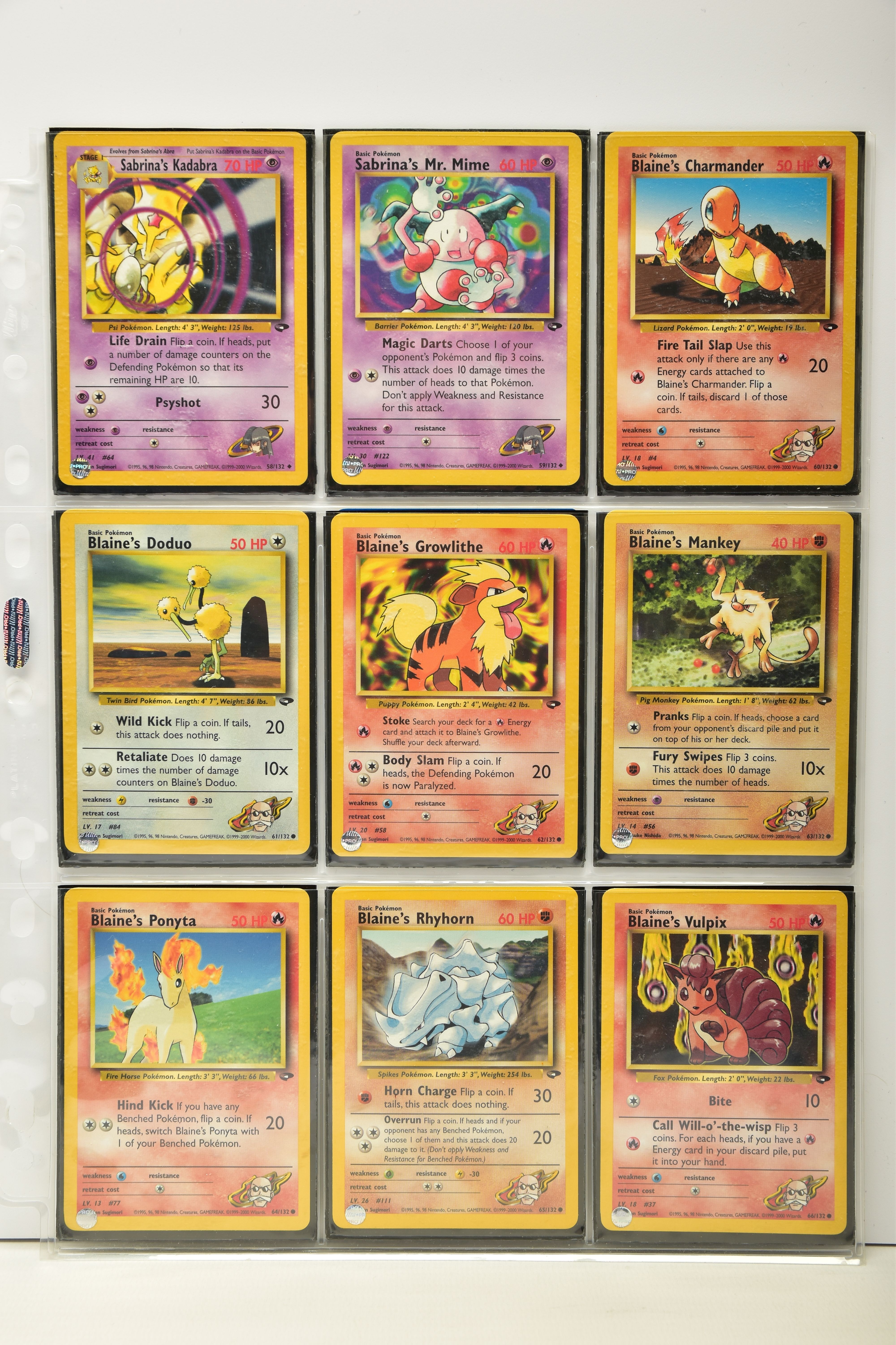 COMPLETE POKEMON GYM CHALLENGE SET, all cards are present, genuine and are all in near mint to - Image 8 of 16