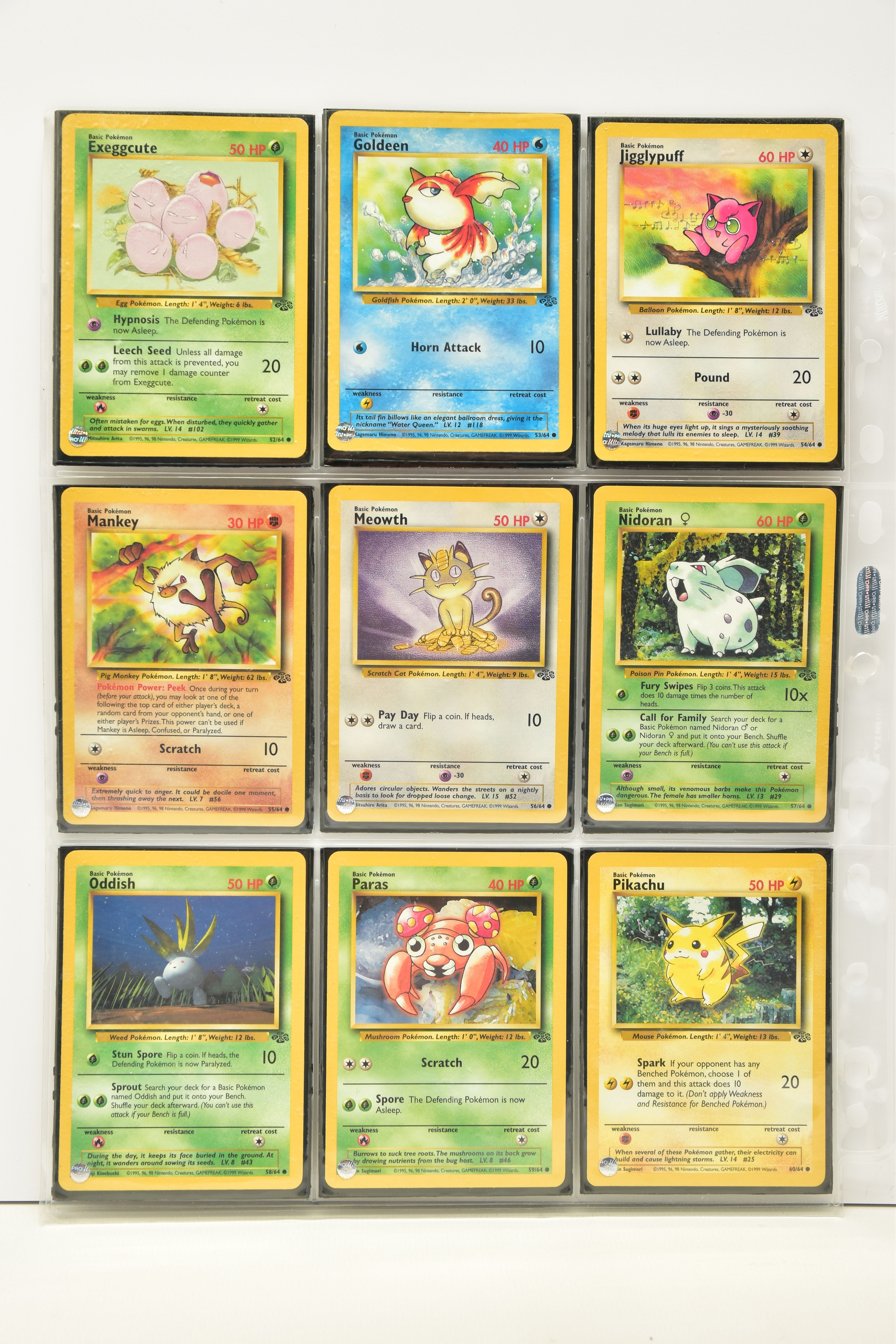 COMPLETE POKEMON JUNGLE SET, all cards are present, genuine and are all in near mint to mint - Image 7 of 8