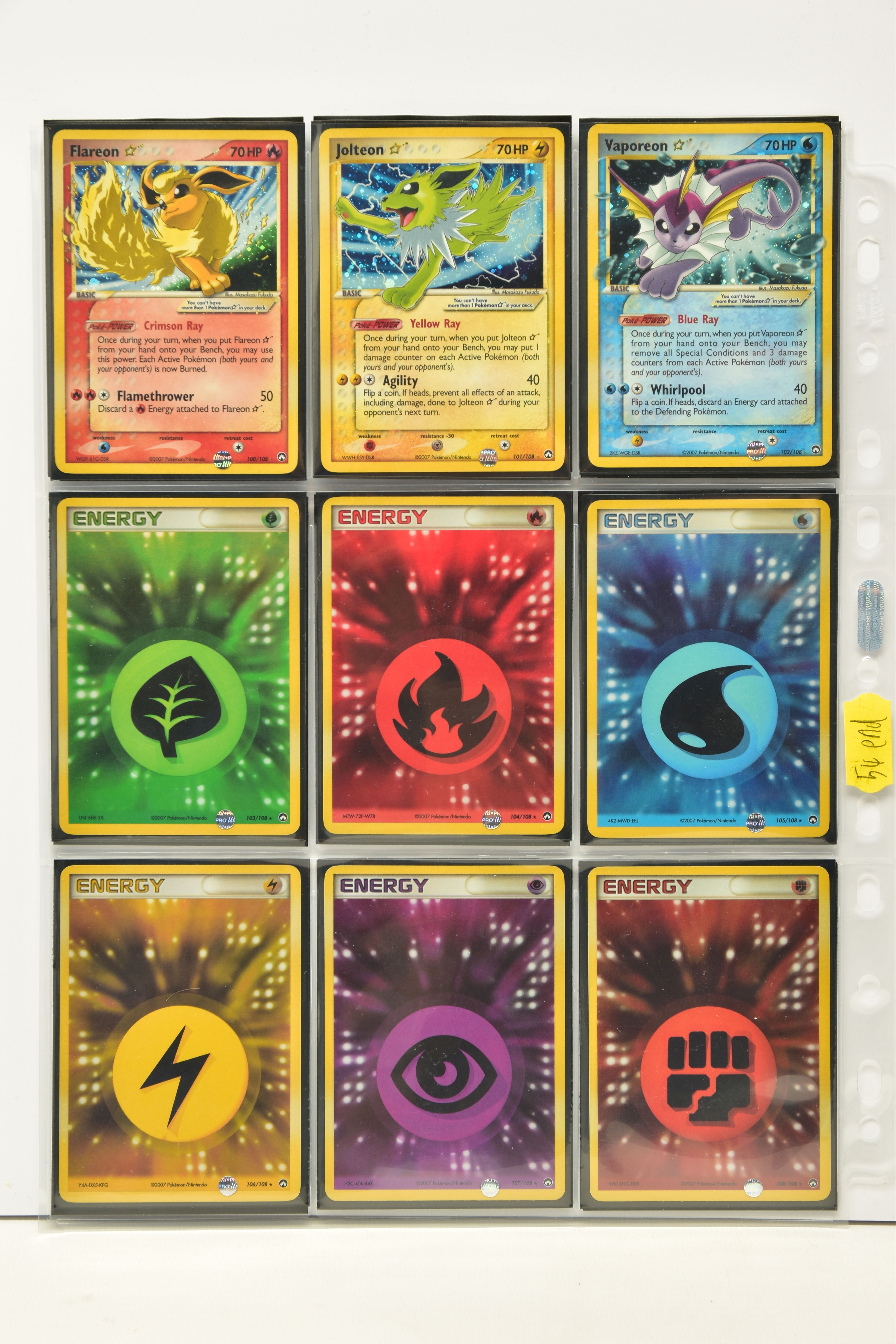 COMPLETE POKEMON EX POWER KEEPERS SET, all cards are present (including all gold star cards), - Image 12 of 12