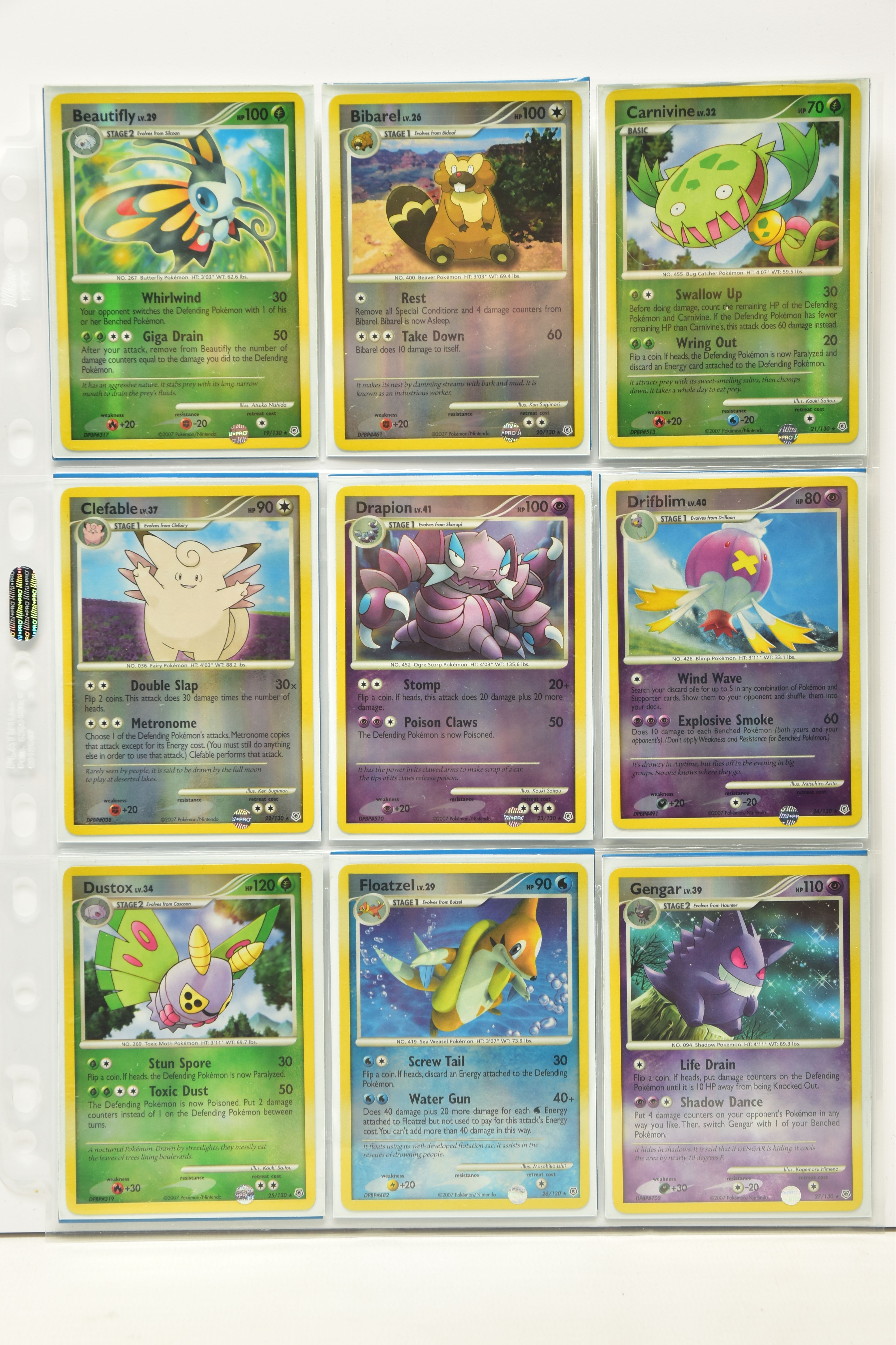 COMPLETE POKEMON DIAMOND & PEARL REVERSE HOLO BASE SET, all cards are present (cards 120-130 don’t - Image 3 of 14