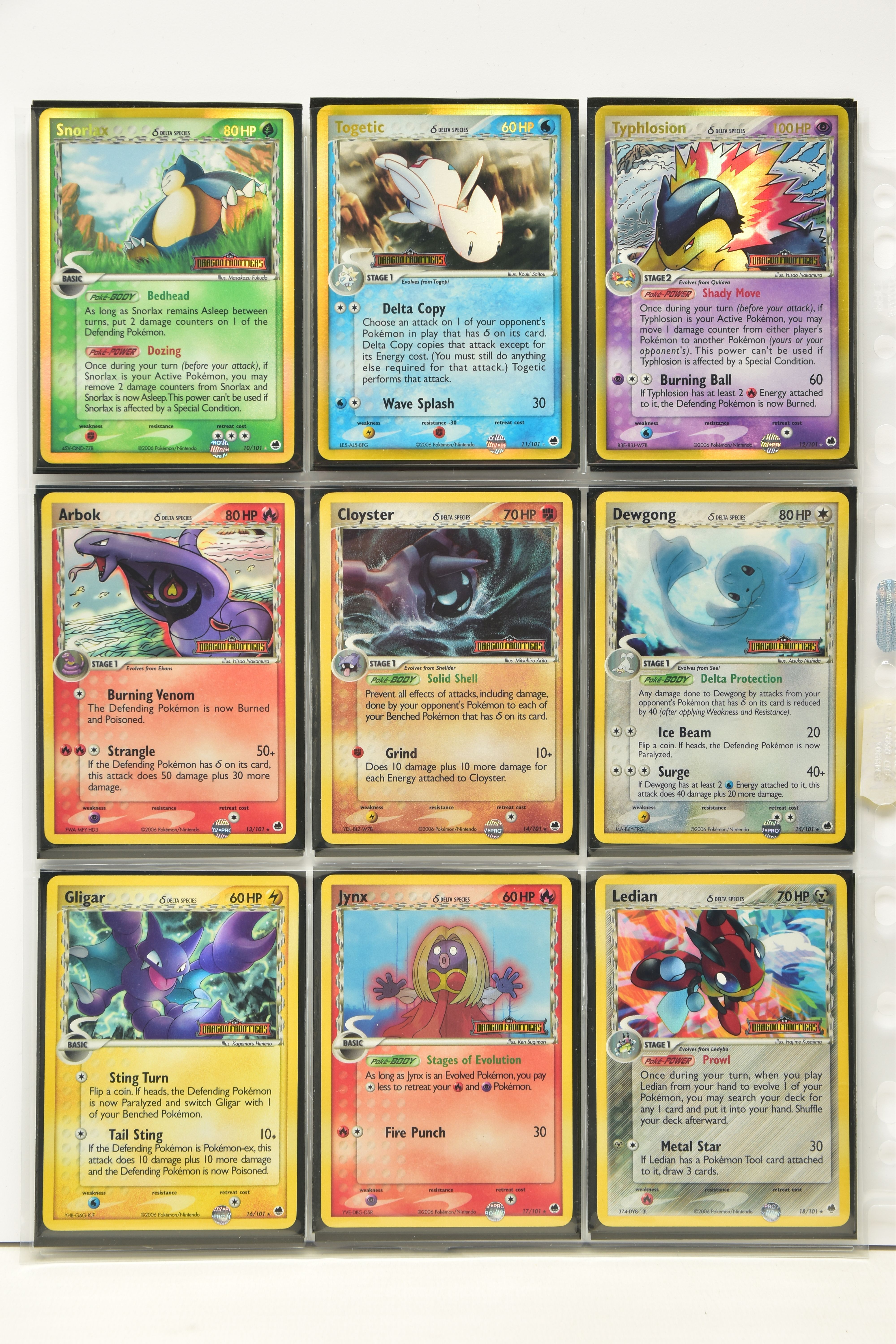 COMPLETE POKEMON EX DRAGON FRONTIERS REVERSE HOLO SET, all cards are present (cards 90-101 don’t - Image 2 of 10