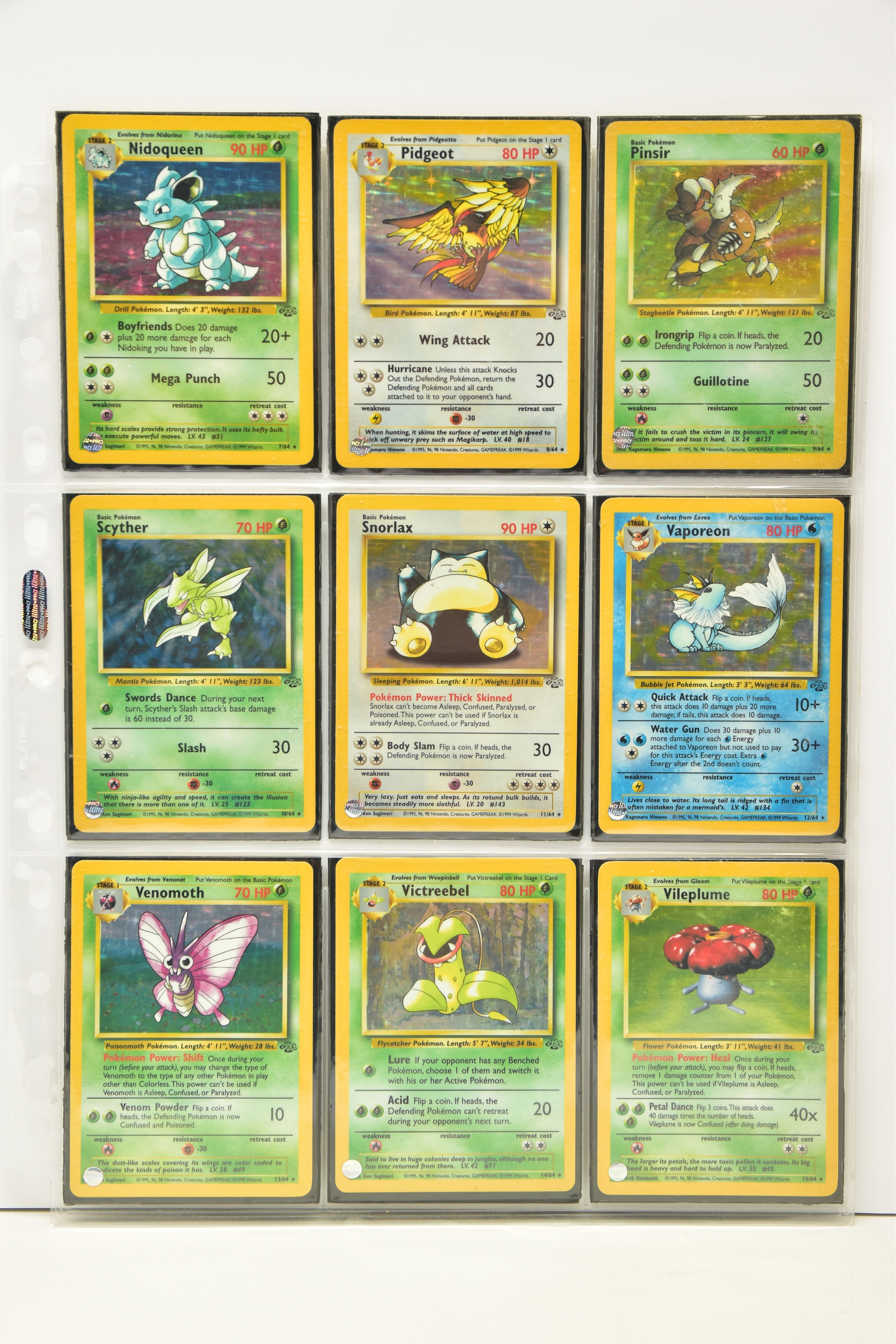 COMPLETE POKEMON JUNGLE SET, all cards are present, genuine and are all in near mint to mint - Image 2 of 8