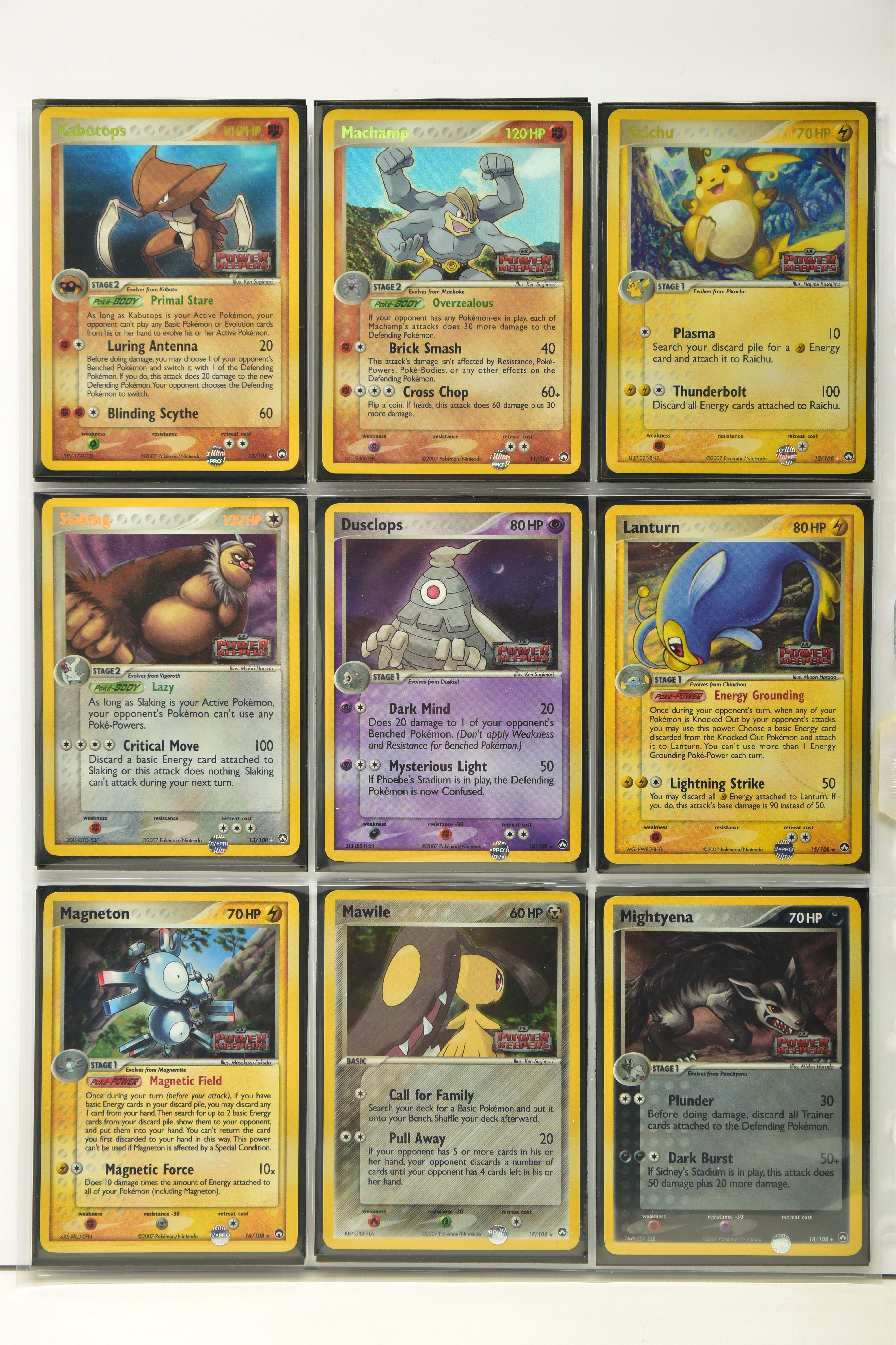 COMPLETE POKEMON EX POWER KEEPERS REVERSE HOLO SET, all cards are present (cards 92-102 don’t have - Image 2 of 11