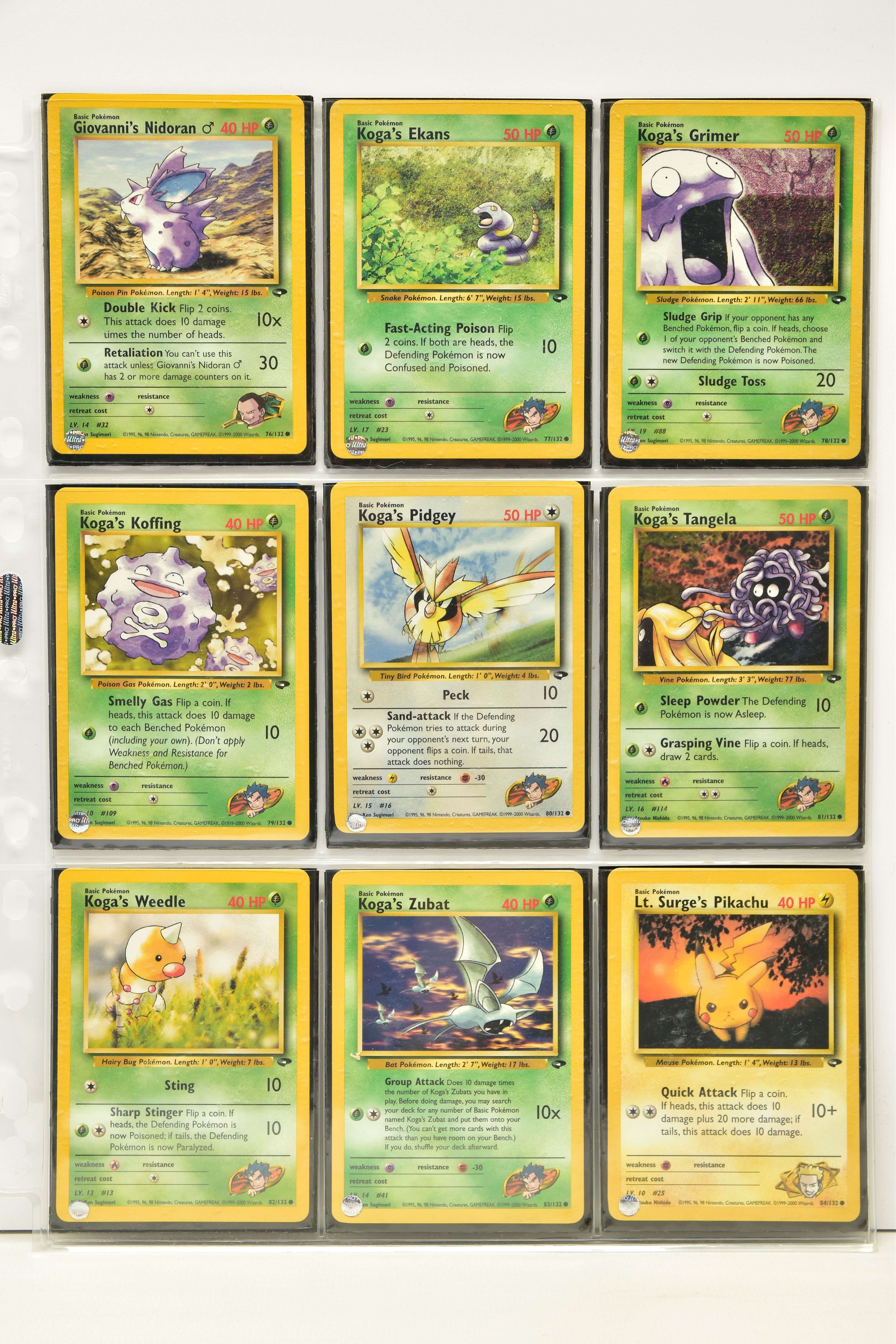 COMPLETE POKEMON GYM CHALLENGE SET, all cards are present, genuine and are all in near mint to - Image 10 of 16