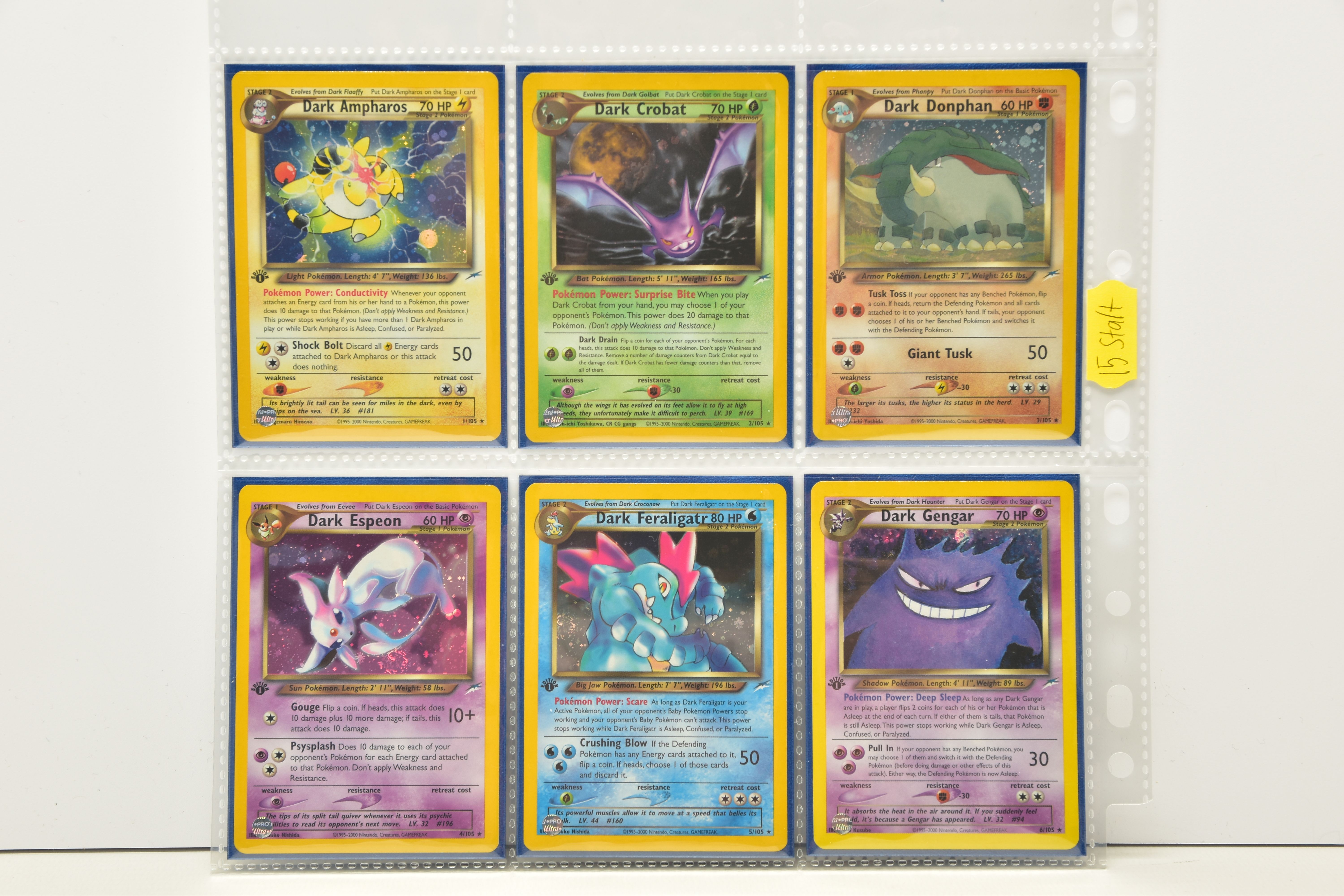 COMPLETE POKEMON NEO DESTINY SET ALMOST ALL FIRST EDITION, all cards are present (including all