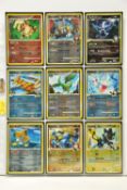 COMPLETE POKEMON RISING RIVALS REVERSE HOLO SET, all cards are present (cards 103-113 and RT cards