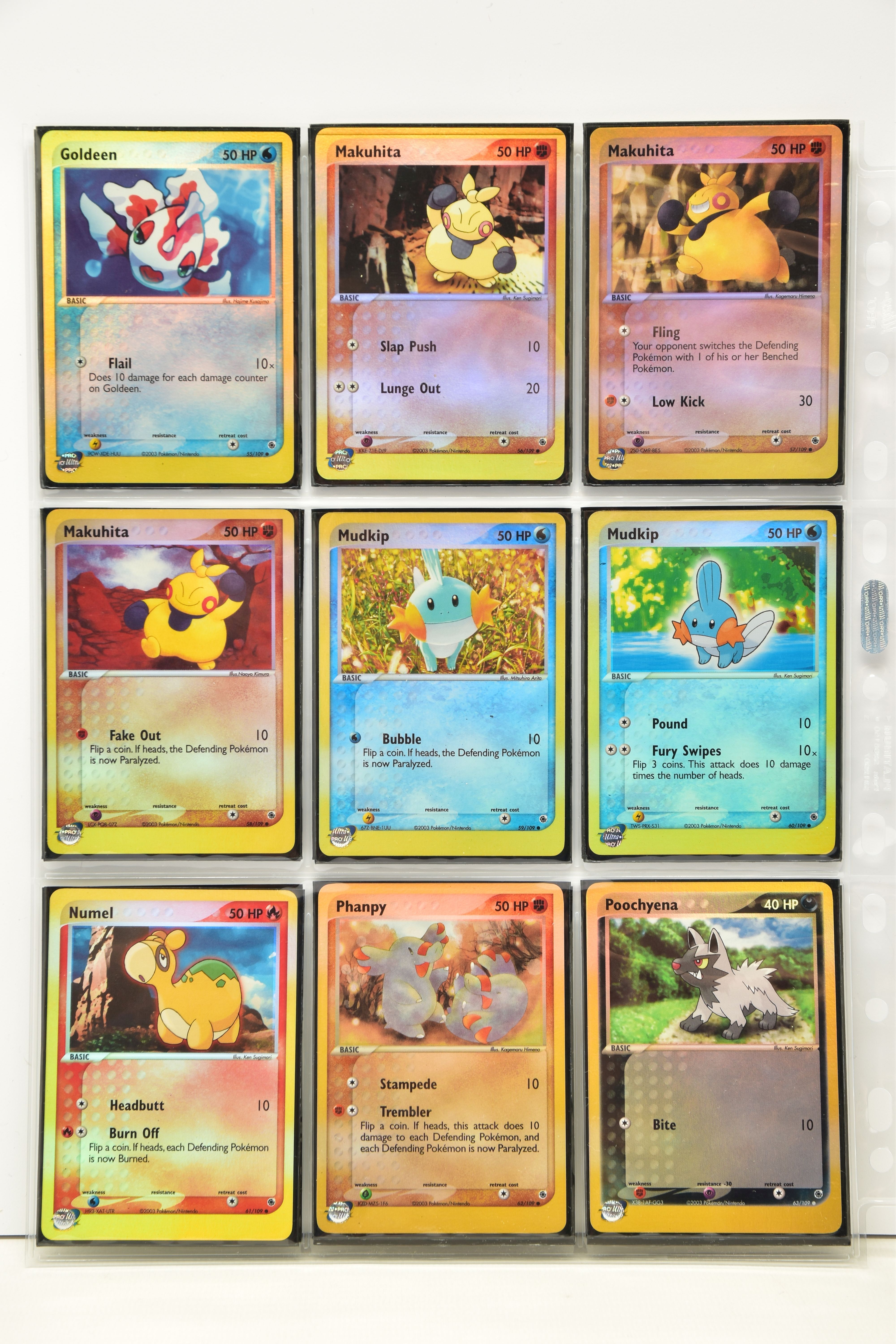 COMPLETE POKEMON EX RUBY & SAPPHIRE REVERSE HOLO SET, all cards are present (cards 96-103 don’t have - Image 7 of 12