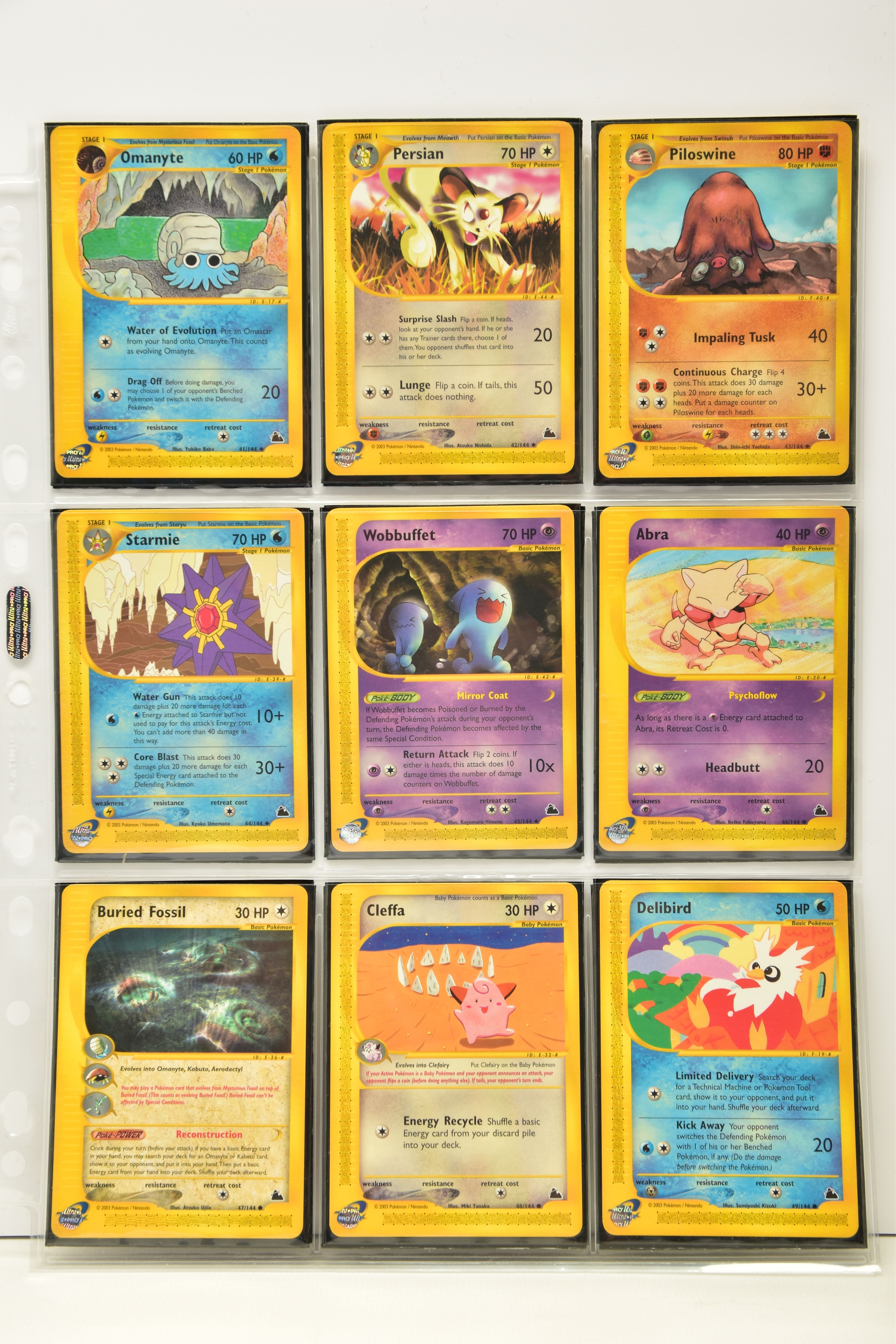 COMPLETE POKEMON SKYRIDGE SET, all cards are present (including all holo cards, Celebi 145/144, - Image 9 of 21