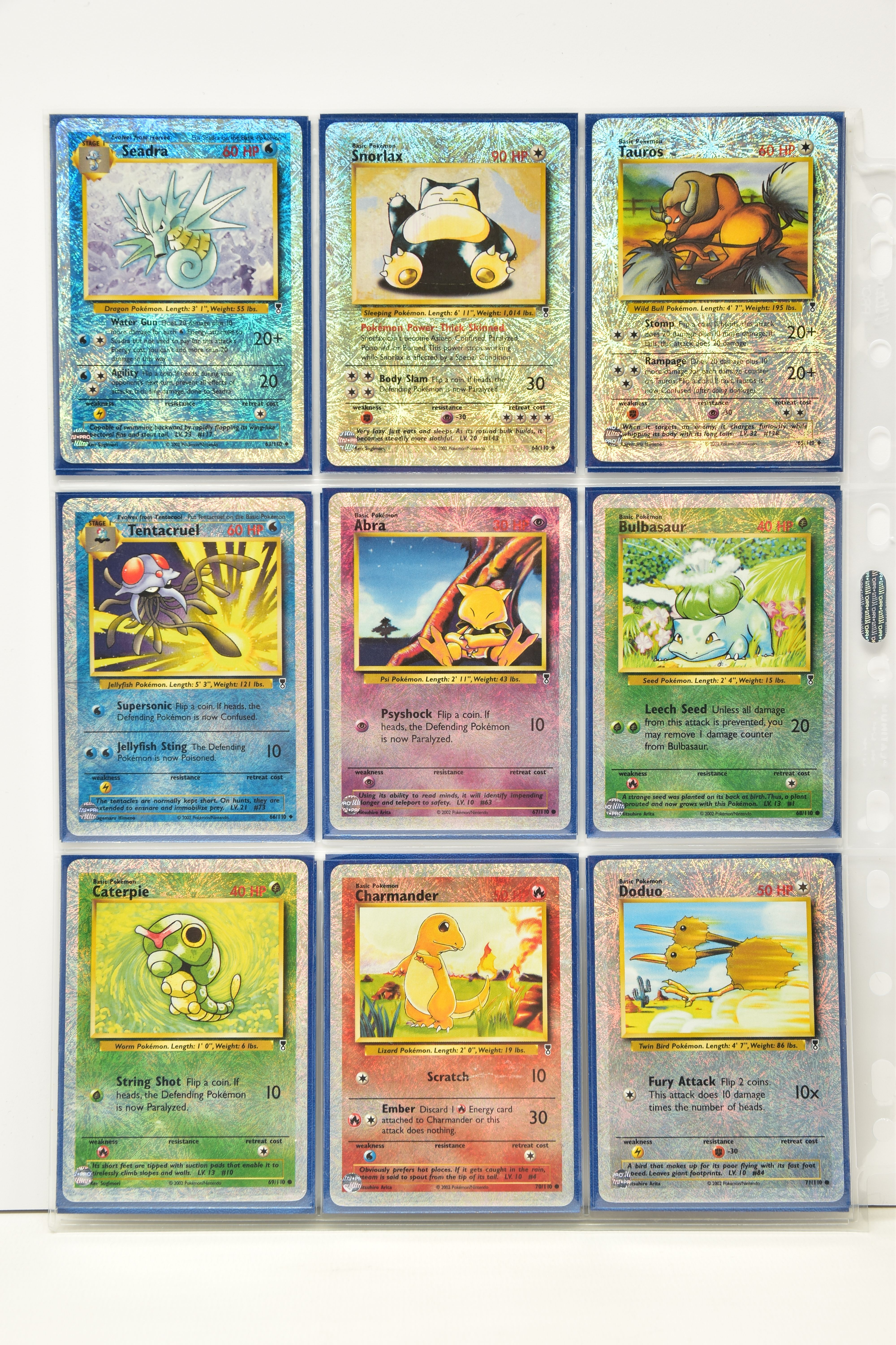 COMPLETE POKEMON LEGENDARY COLLECTION REVERSE HOLO SET, all cards are present (including Charizard - Image 8 of 13