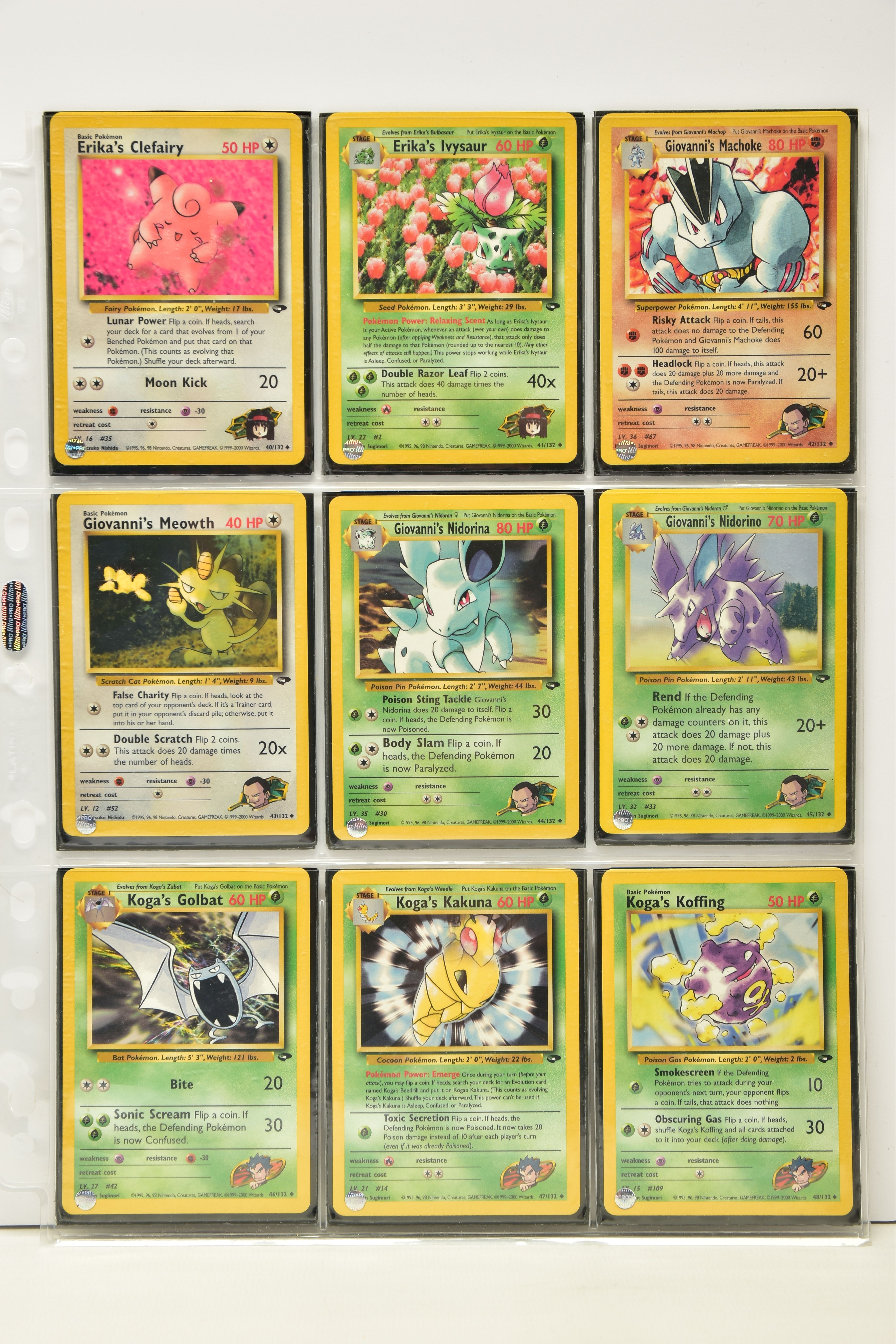 COMPLETE POKEMON GYM CHALLENGE SET, all cards are present, genuine and are all in near mint to - Image 6 of 16