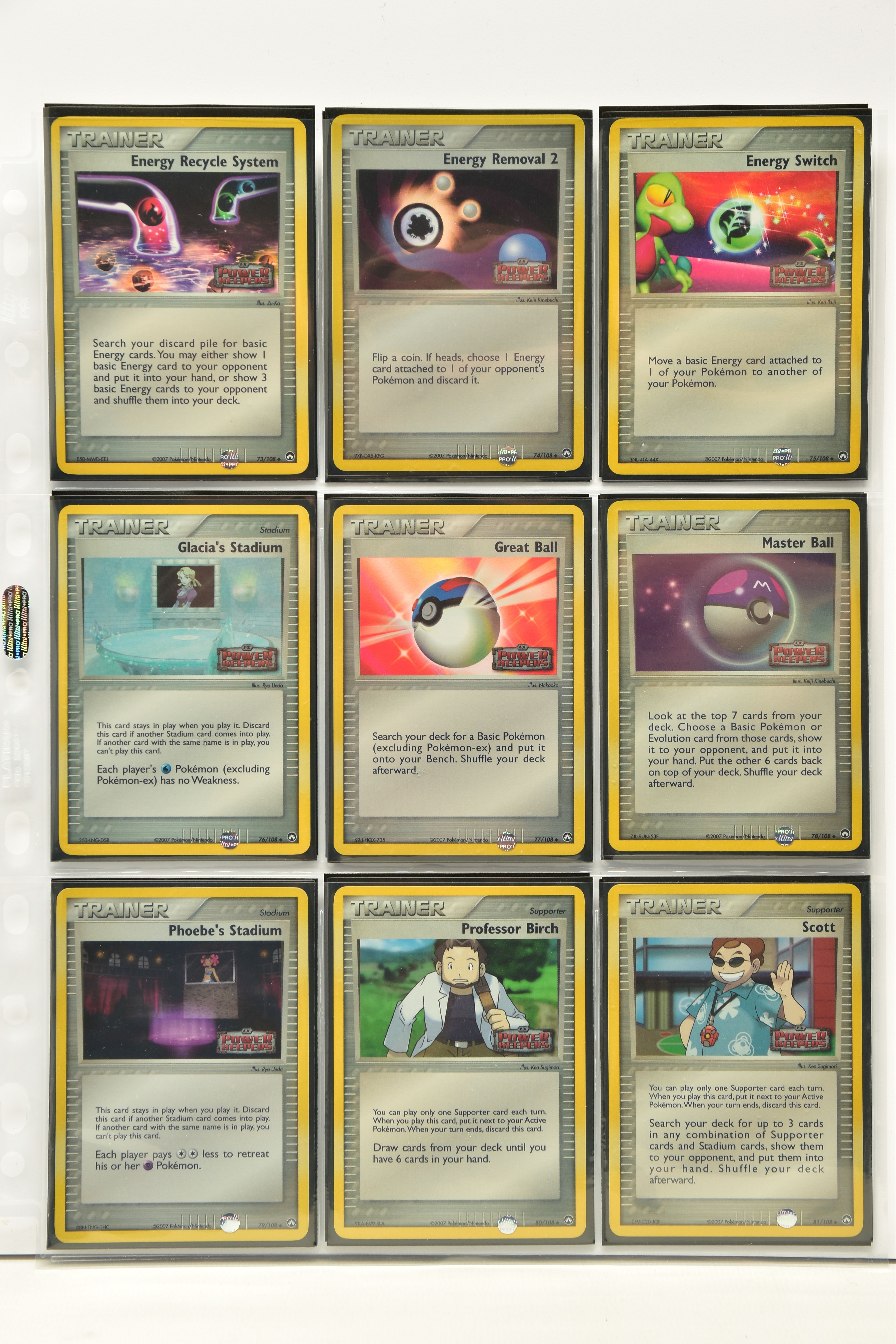 COMPLETE POKEMON EX POWER KEEPERS REVERSE HOLO SET, all cards are present (cards 92-102 don’t have - Image 9 of 11
