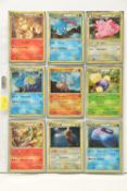 COMPLETE POKEMON HEART GOLD & SOUL SILVER BASE SET, all cards are present (including the Alph