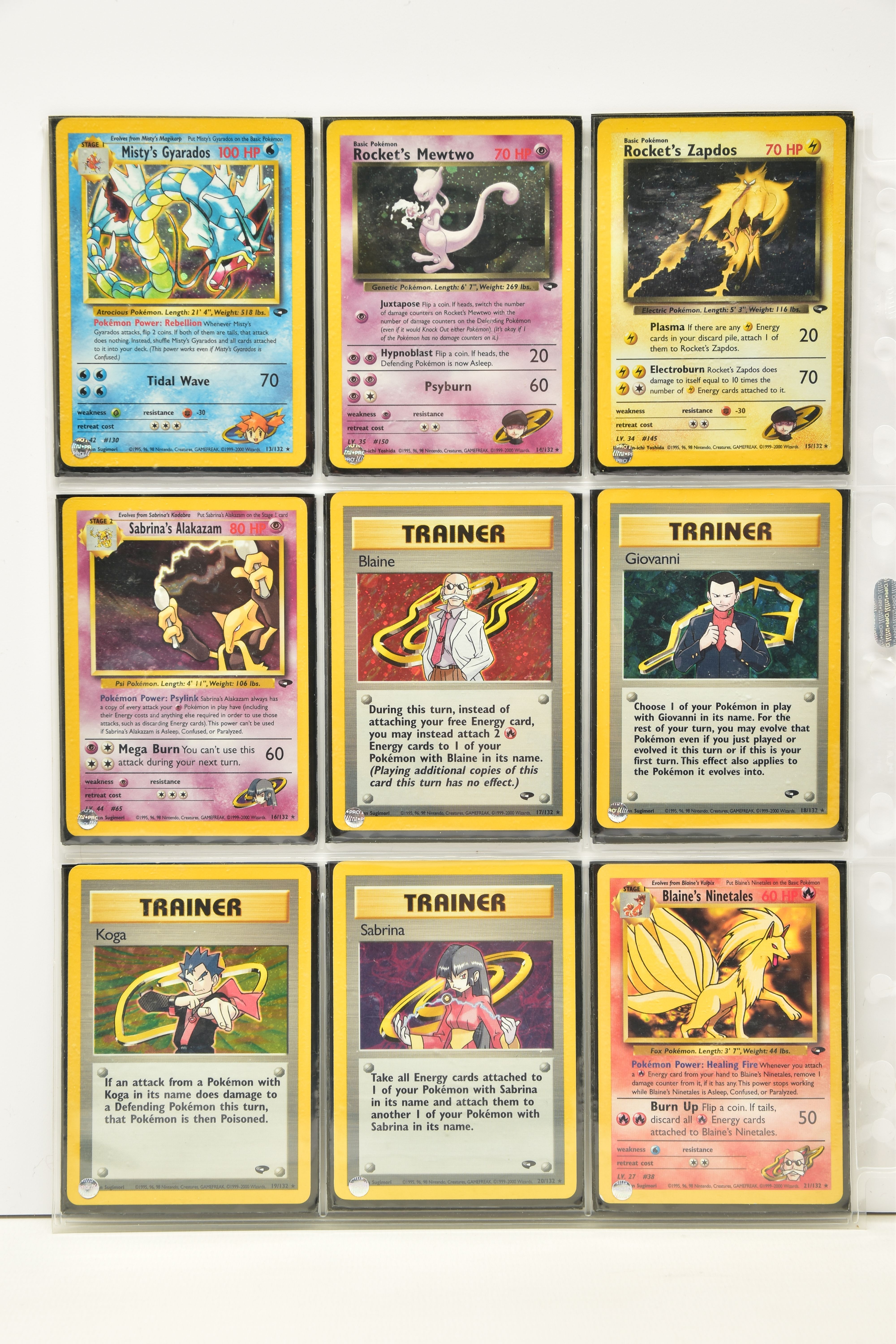 COMPLETE POKEMON GYM CHALLENGE SET, all cards are present, genuine and are all in near mint to - Image 3 of 16