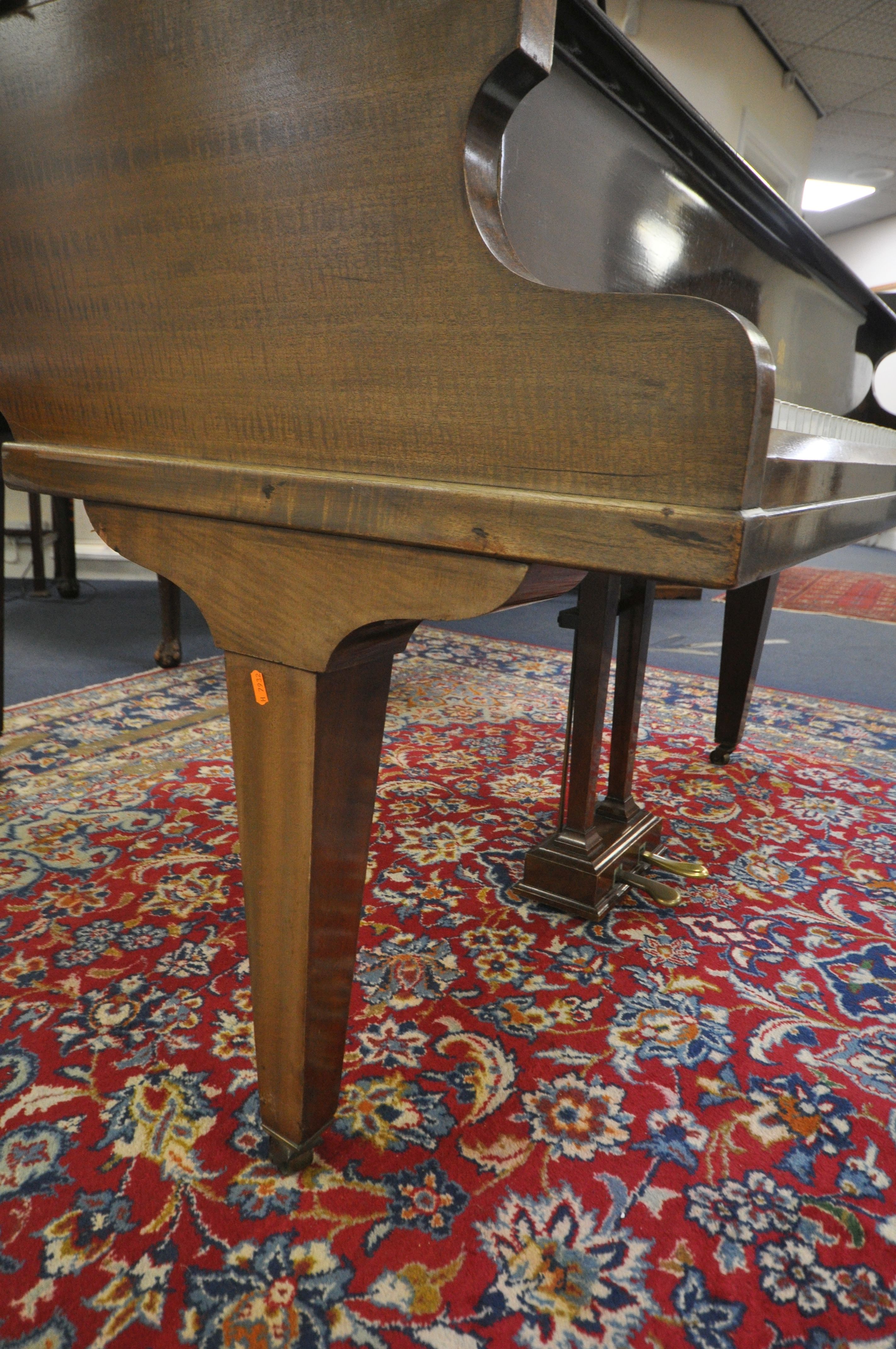 A JOHN BROADWOOD & SONS MAHOGANY 5FT BABY GRAND PIANO, serial number 250794, ivory keys, on square - Image 8 of 10