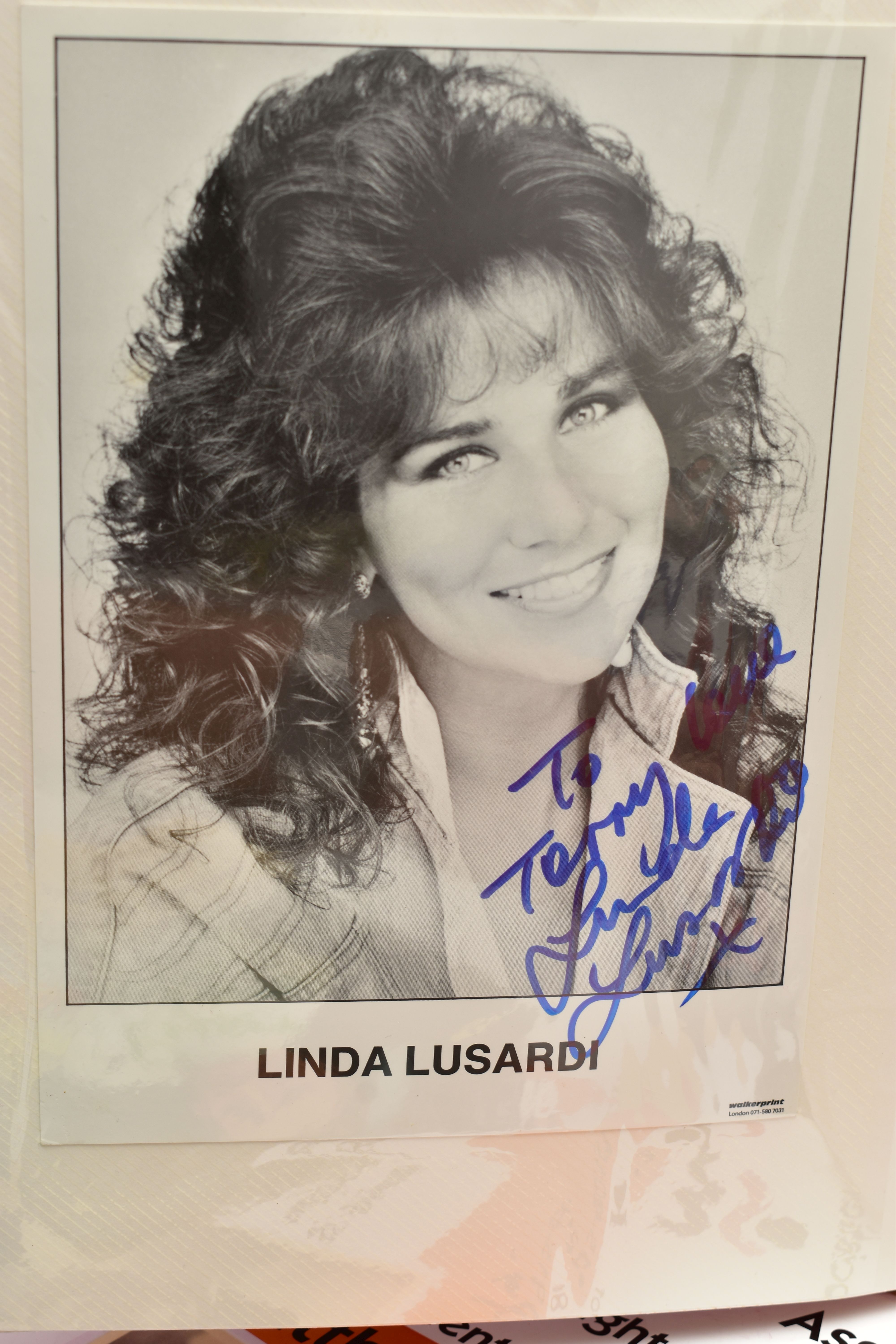 SHOWBIZ AUTOGRAPHS, a large collection of autographs, signed photographs and mixed ephemera from - Image 39 of 48