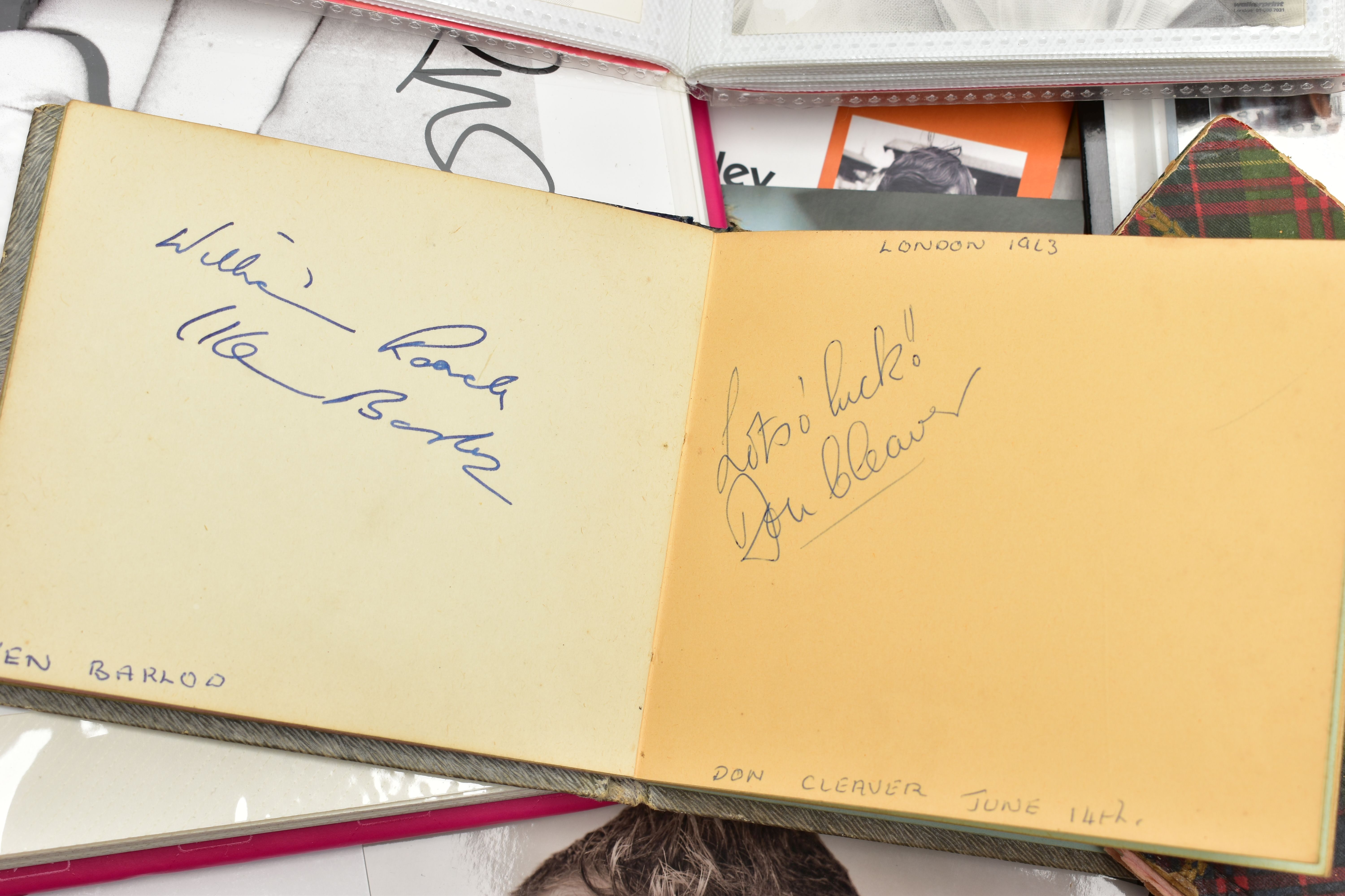 SHOWBIZ AUTOGRAPHS, a large collection of autographs, signed photographs and mixed ephemera from - Image 11 of 48