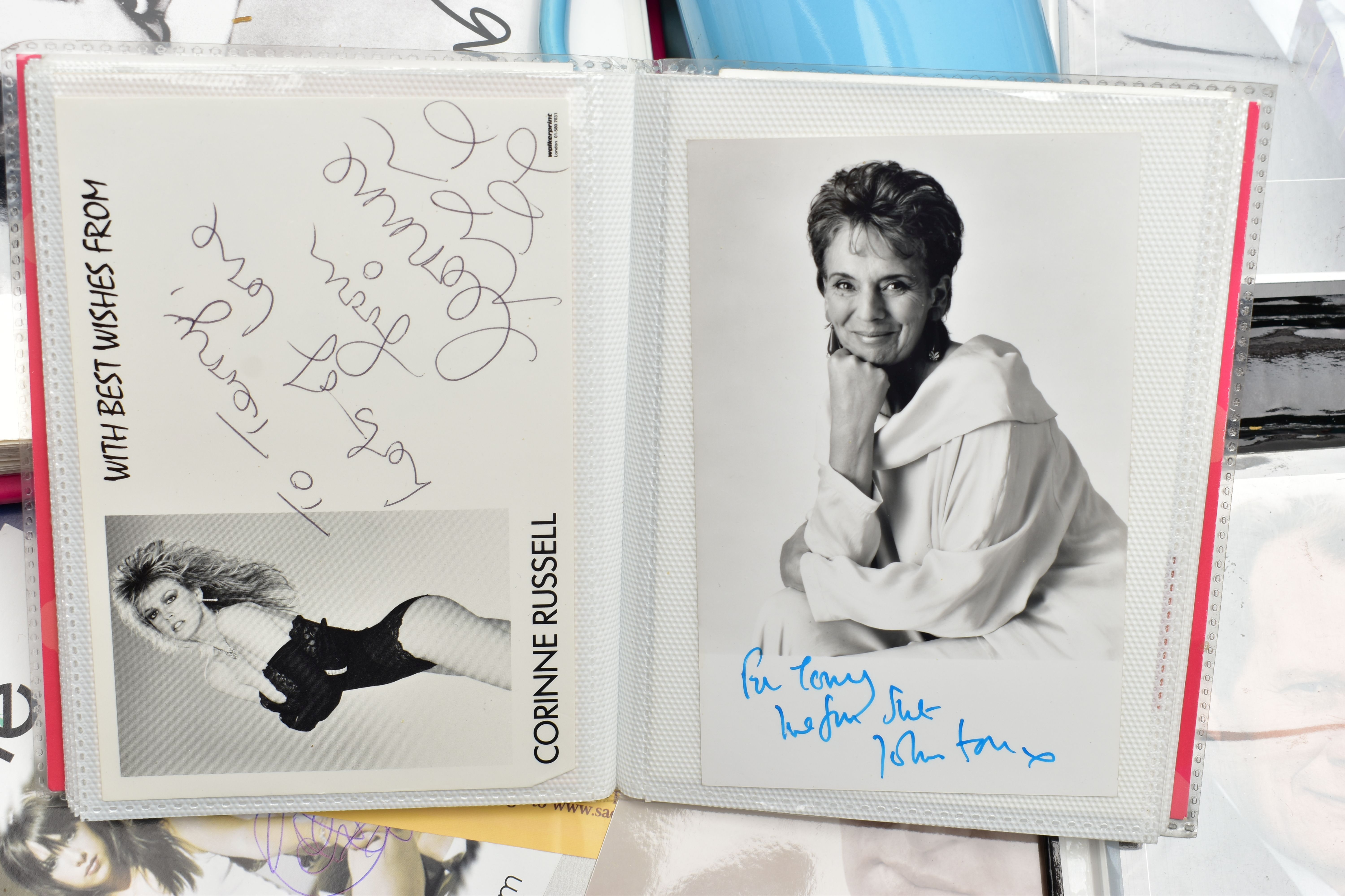 SHOWBIZ AUTOGRAPHS, a large collection of autographs, signed photographs and mixed ephemera from - Image 33 of 48
