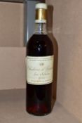 CHATEAU D'YQUEM LUR-SALUCES 1955, 1er Grand Cru Classe, one bottle of the famous Sauternes wine from