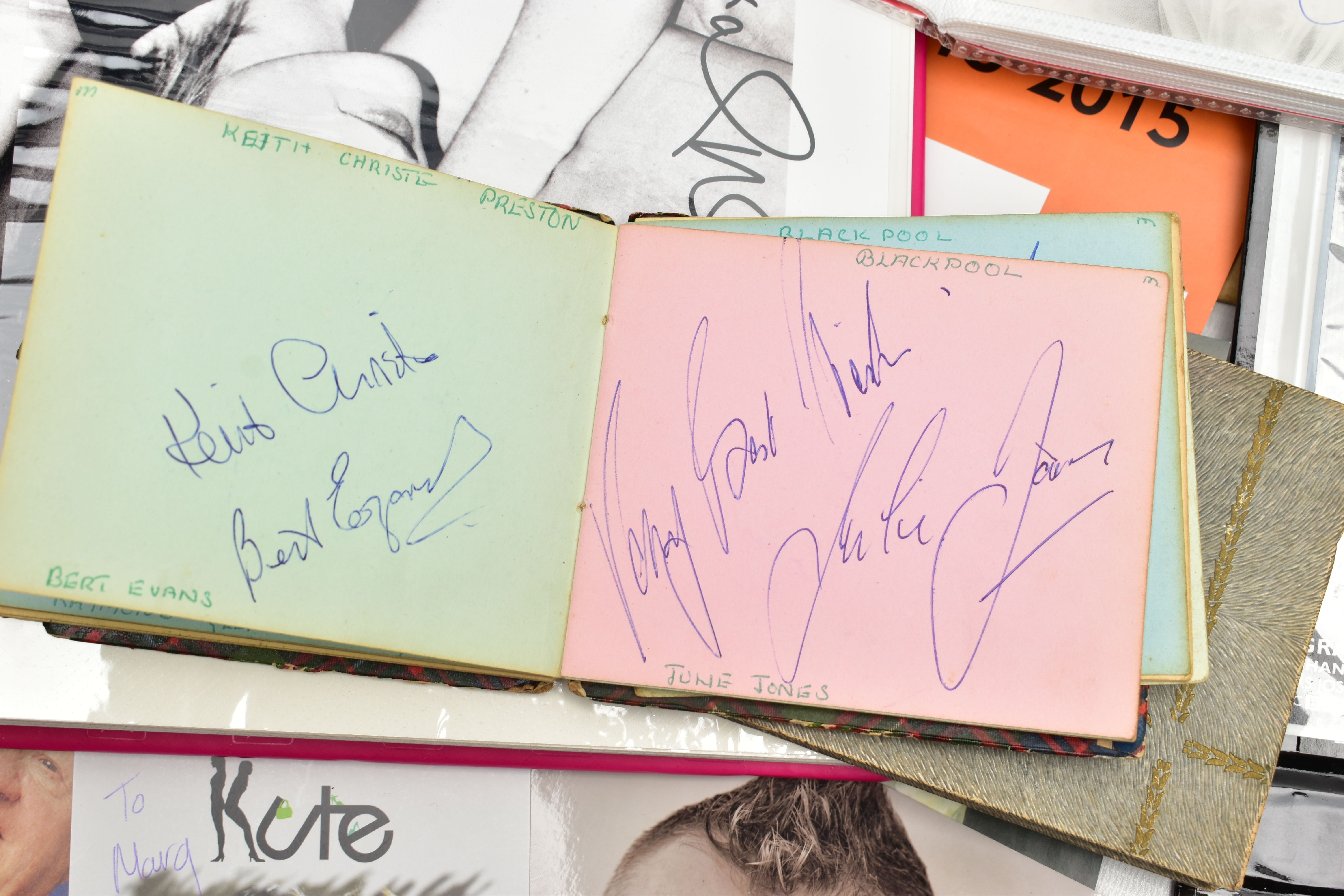 SHOWBIZ AUTOGRAPHS, a large collection of autographs, signed photographs and mixed ephemera from - Image 24 of 48