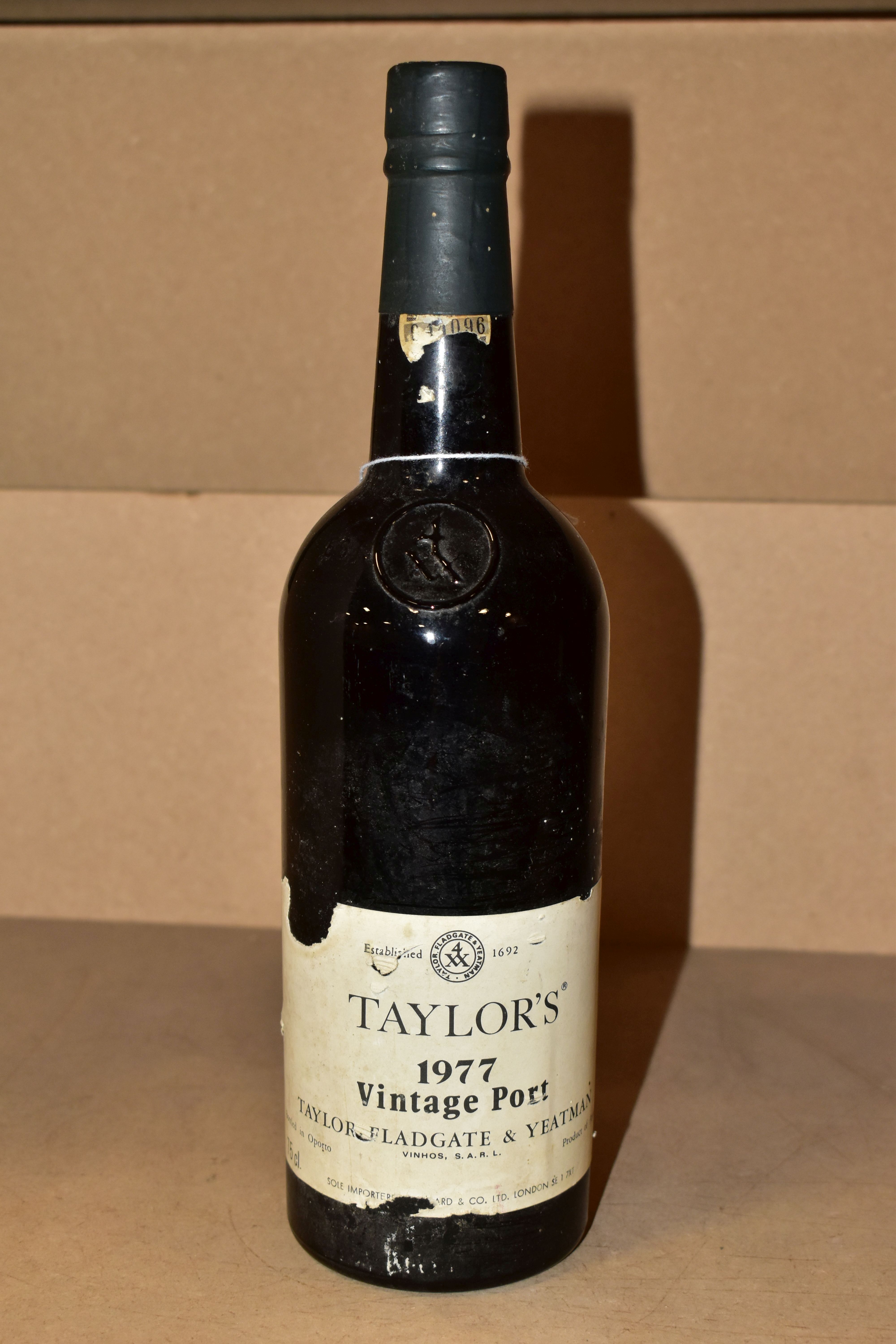 TAYLOR'S VINTAGE PORT 1977, 21% vol, 75cl, seal intact, one bottle (1)