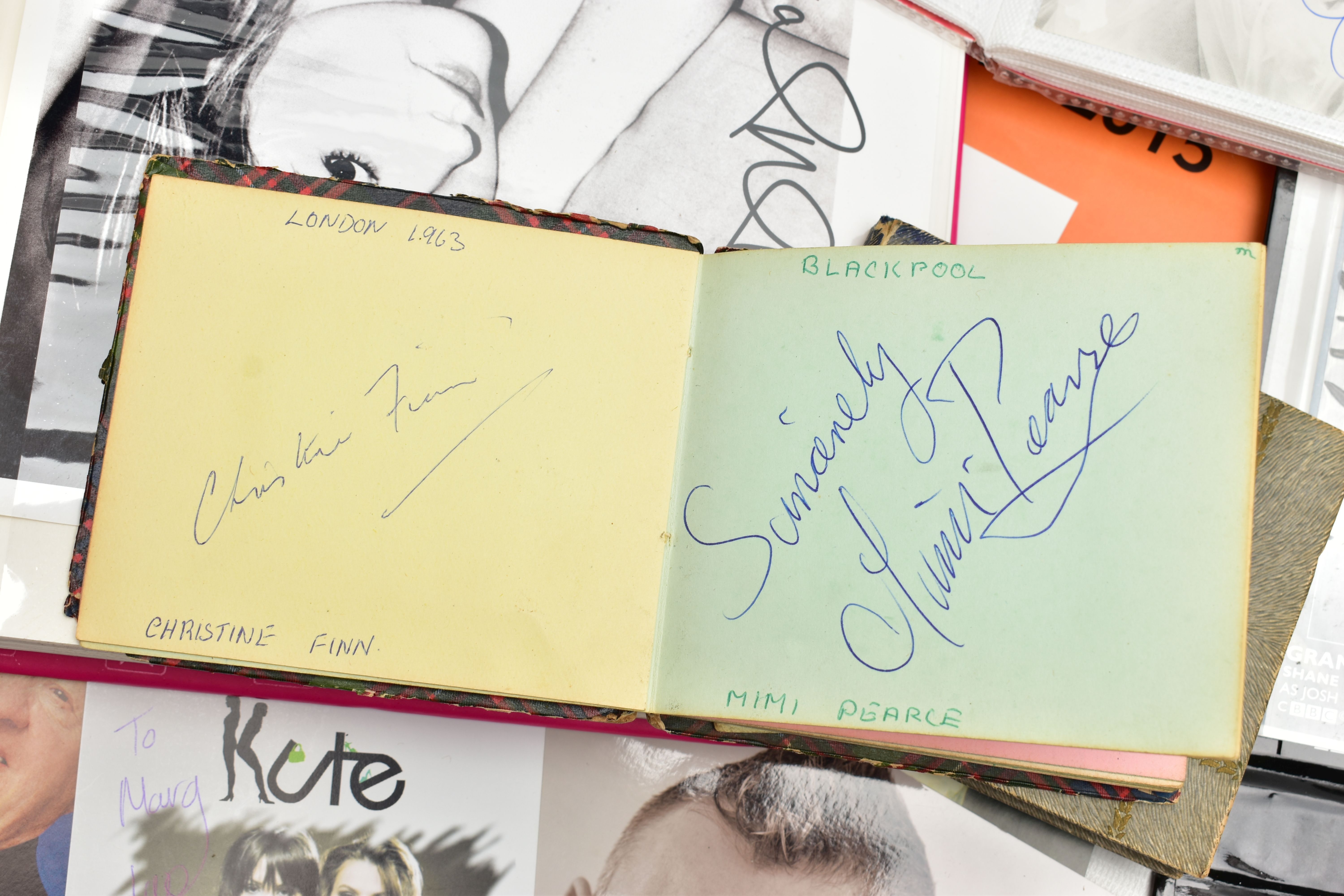 SHOWBIZ AUTOGRAPHS, a large collection of autographs, signed photographs and mixed ephemera from - Image 19 of 48