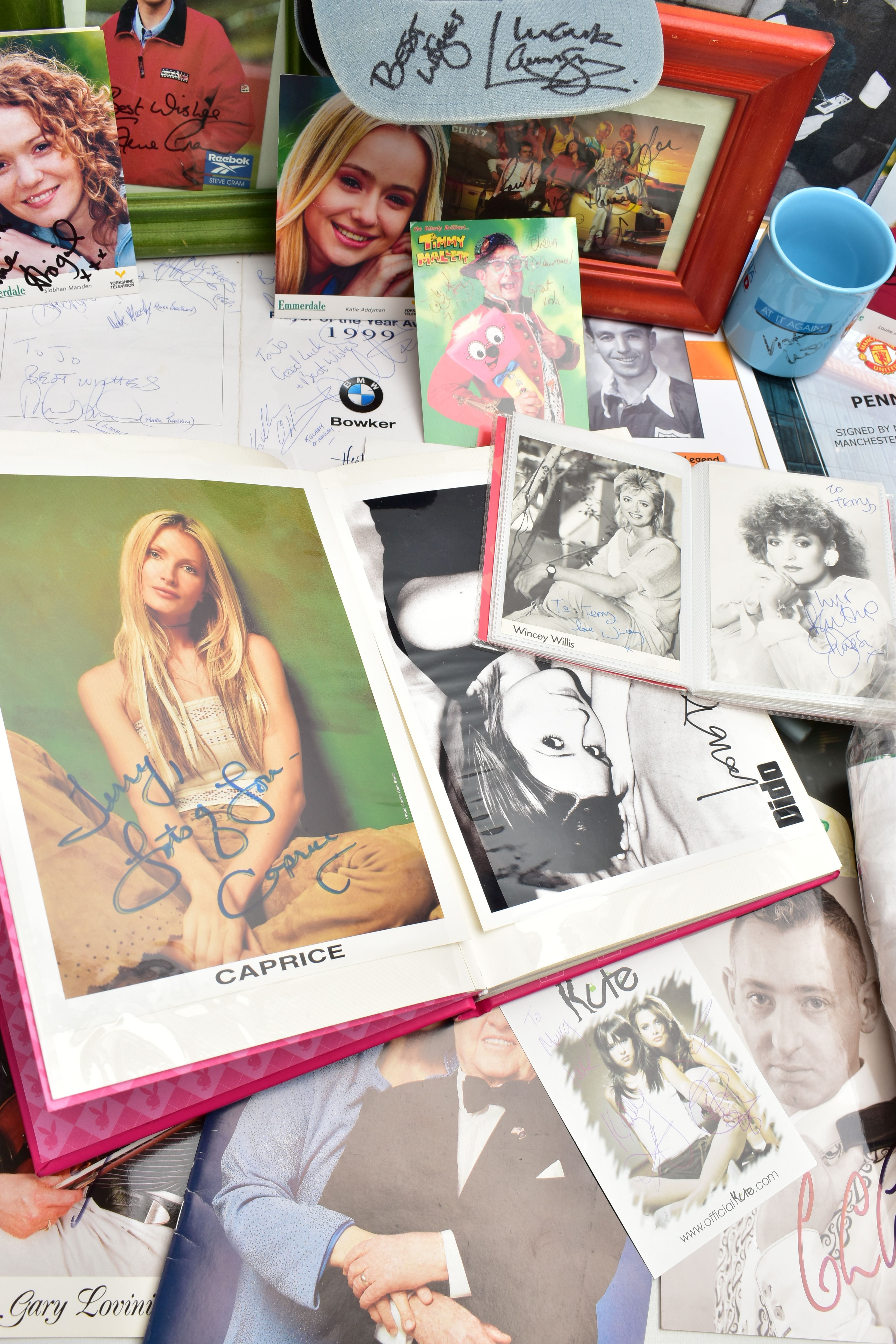 SHOWBIZ AUTOGRAPHS, a large collection of autographs, signed photographs and mixed ephemera from - Image 3 of 48